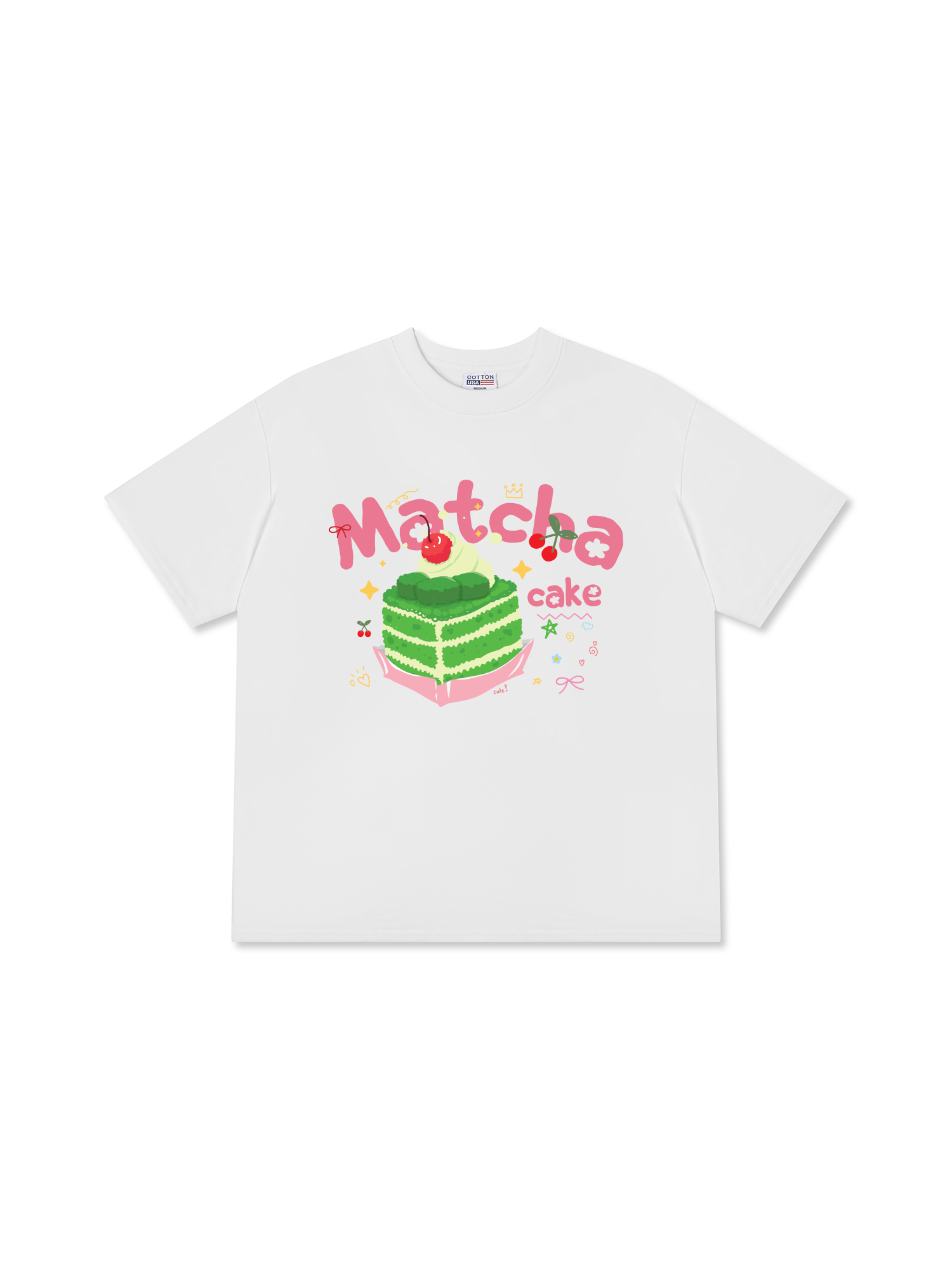 Áo Thun Relaxed Fit Matcha Cake