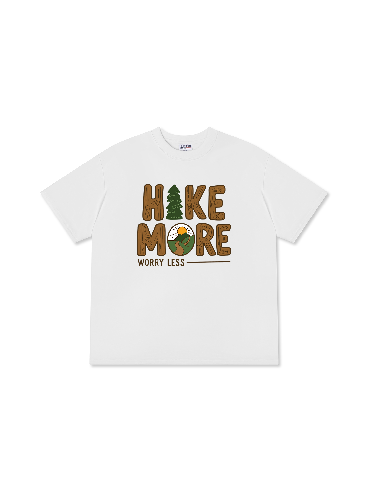 Áo Thun Relaxed Fit Adventure Hide More Worry Less