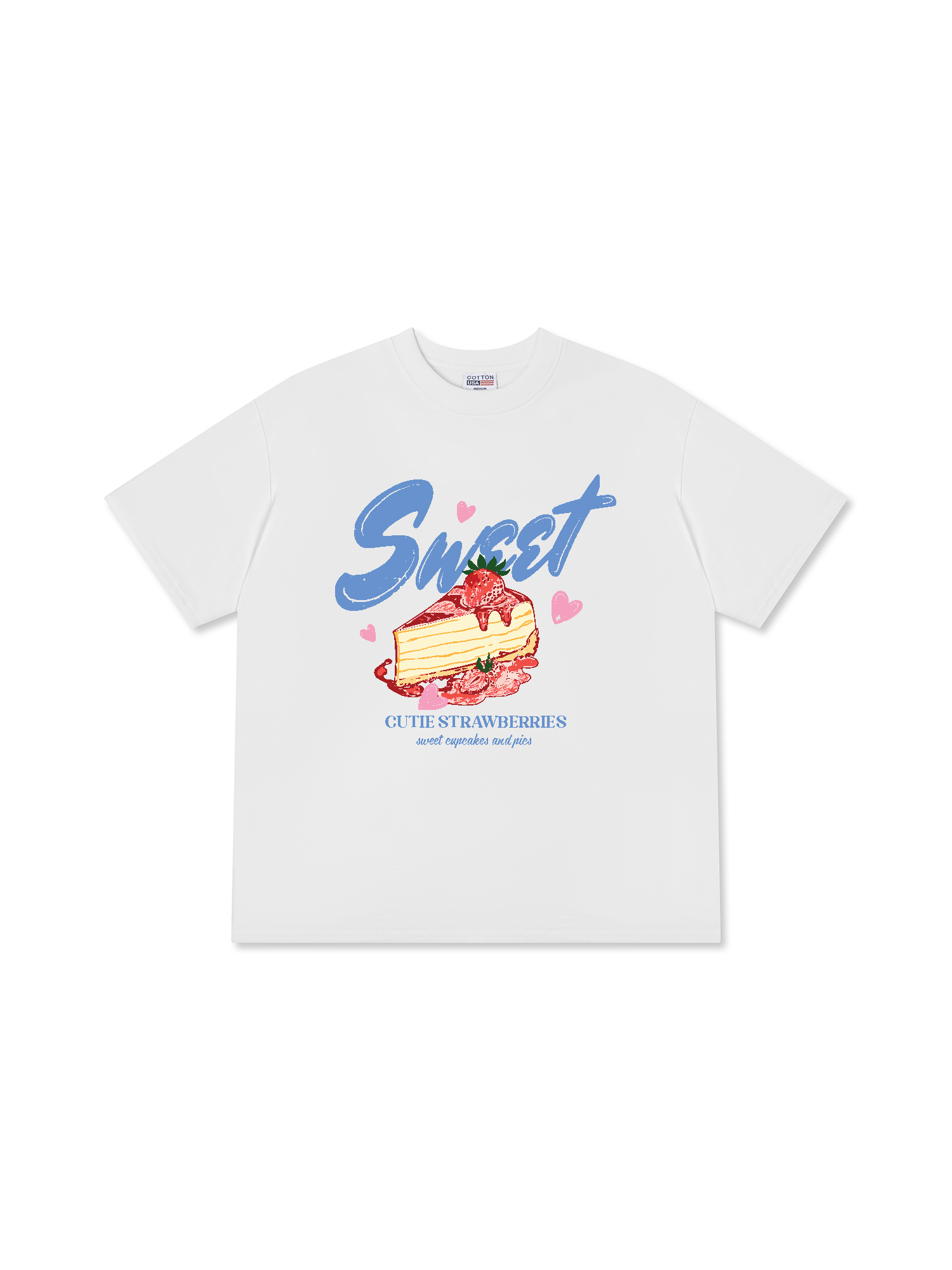 Áo Thun Relaxed Fit Sweet Cutie Strawberries