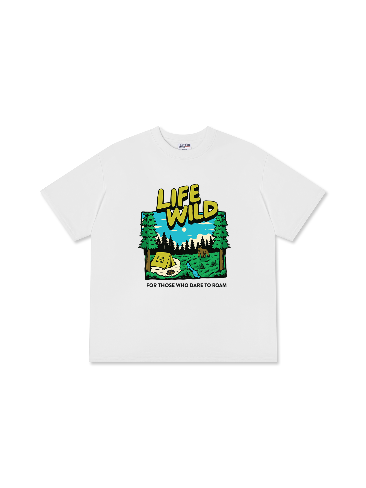 Áo Thun Relaxed Fit Adventure Life Wild