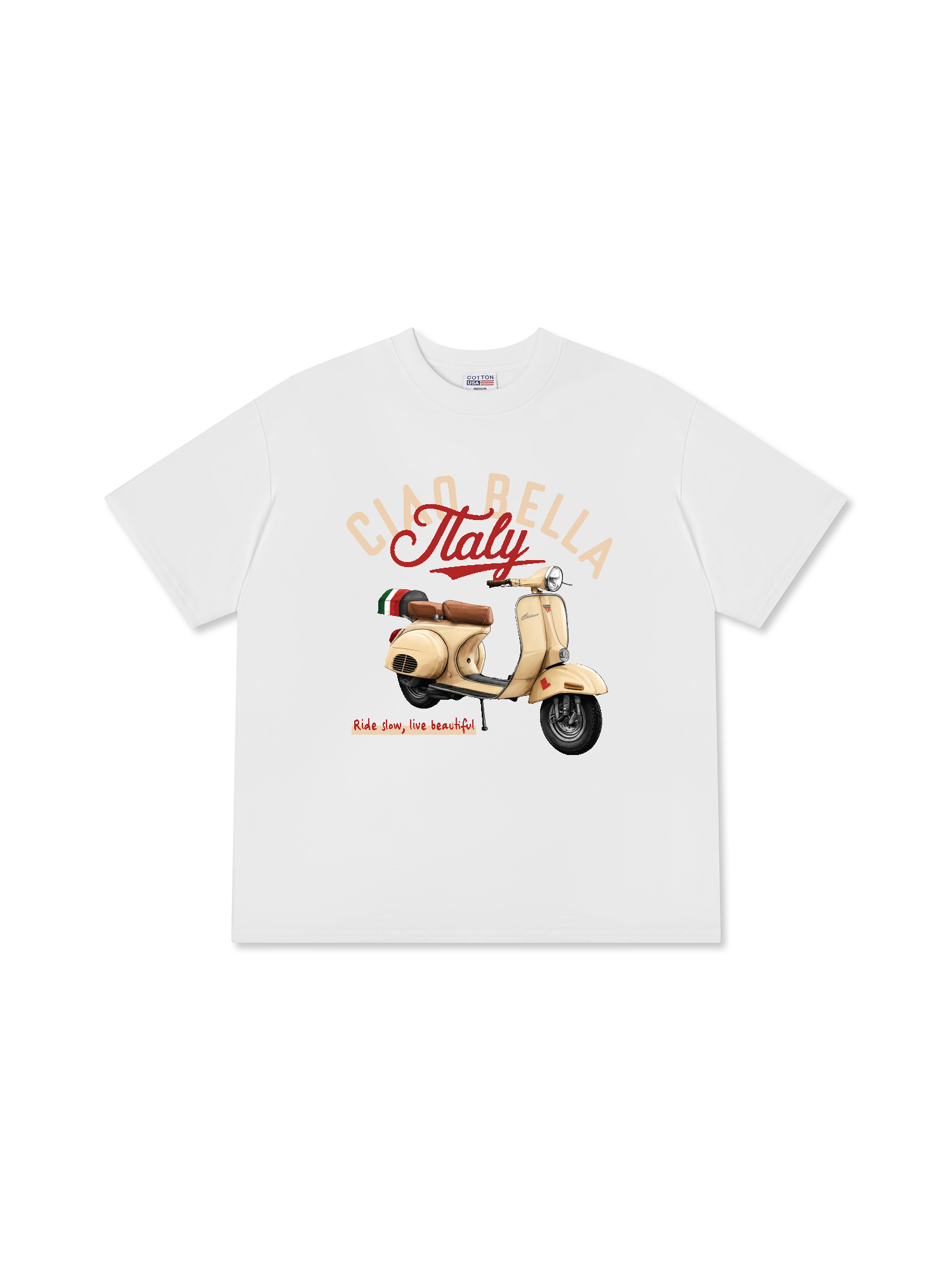 Áo Thun Relaxed Fit Car Ciao Bella