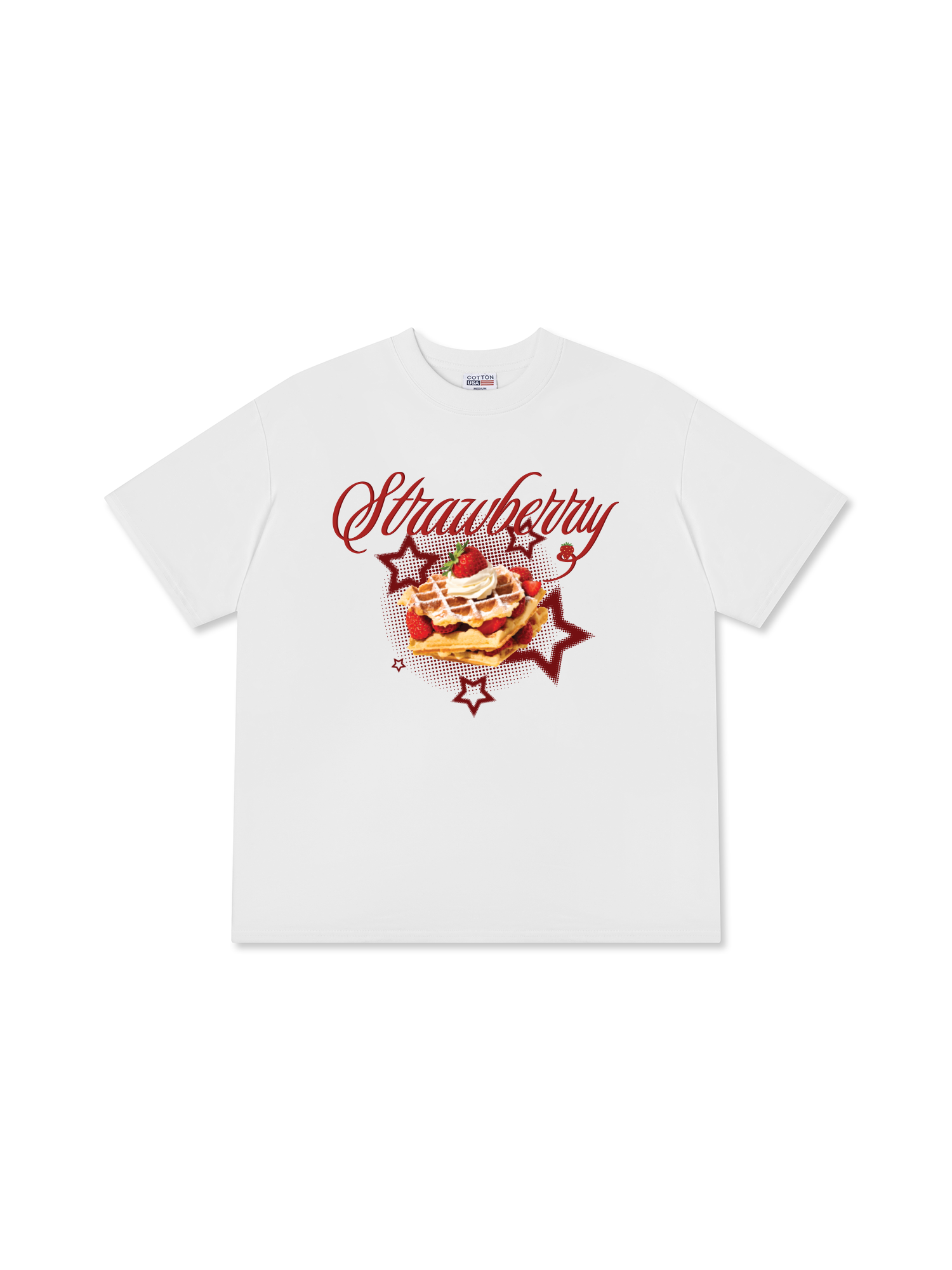 Áo Thun Relaxed Fit Strawberry With Star