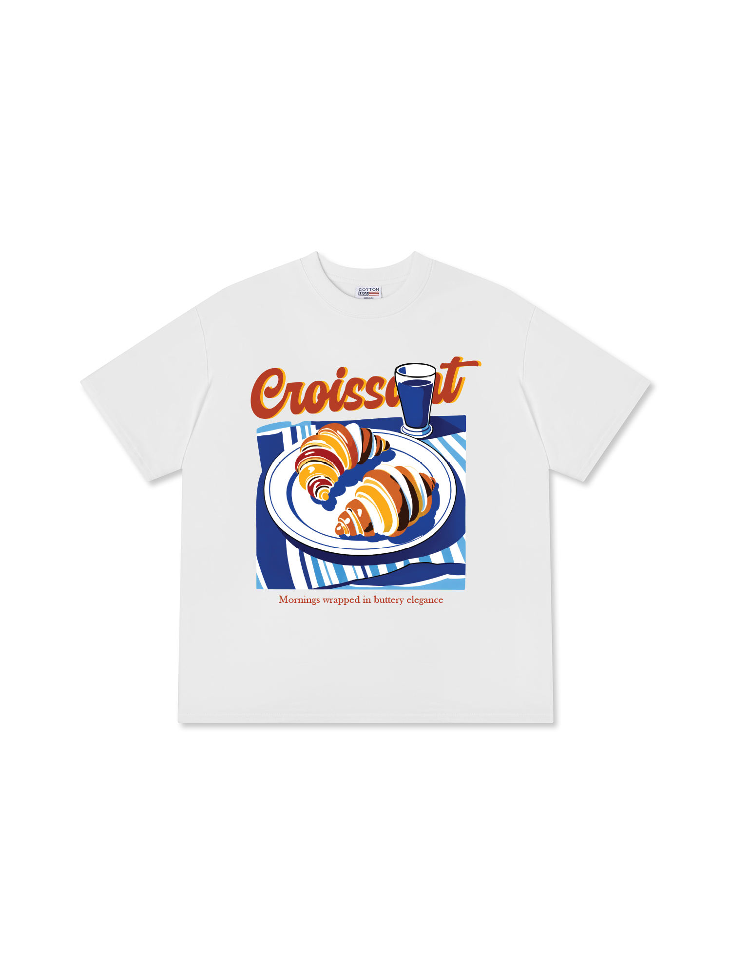 Áo Thun Relaxed Fit Croissant