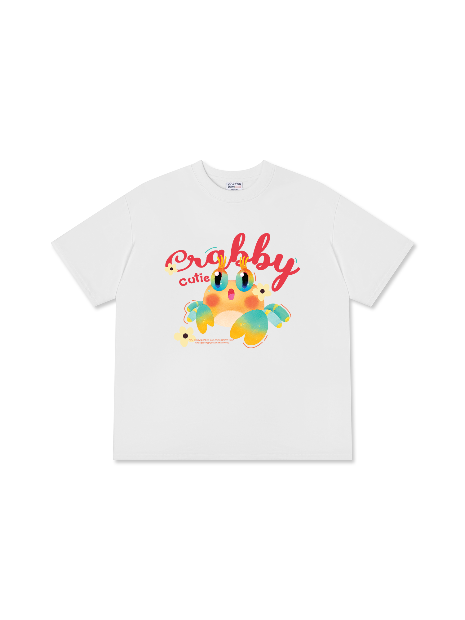 Áo Thun Relaxed Fit Tropical Crabby Cutie