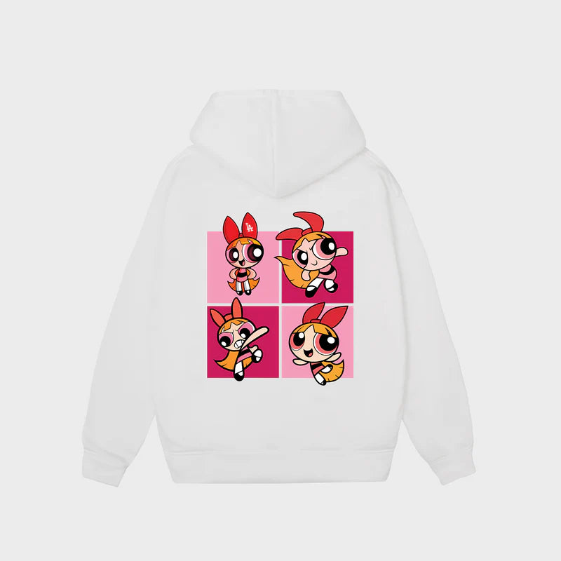 Flash Sale MLB The Powerpuff Girls Pink Hoodie