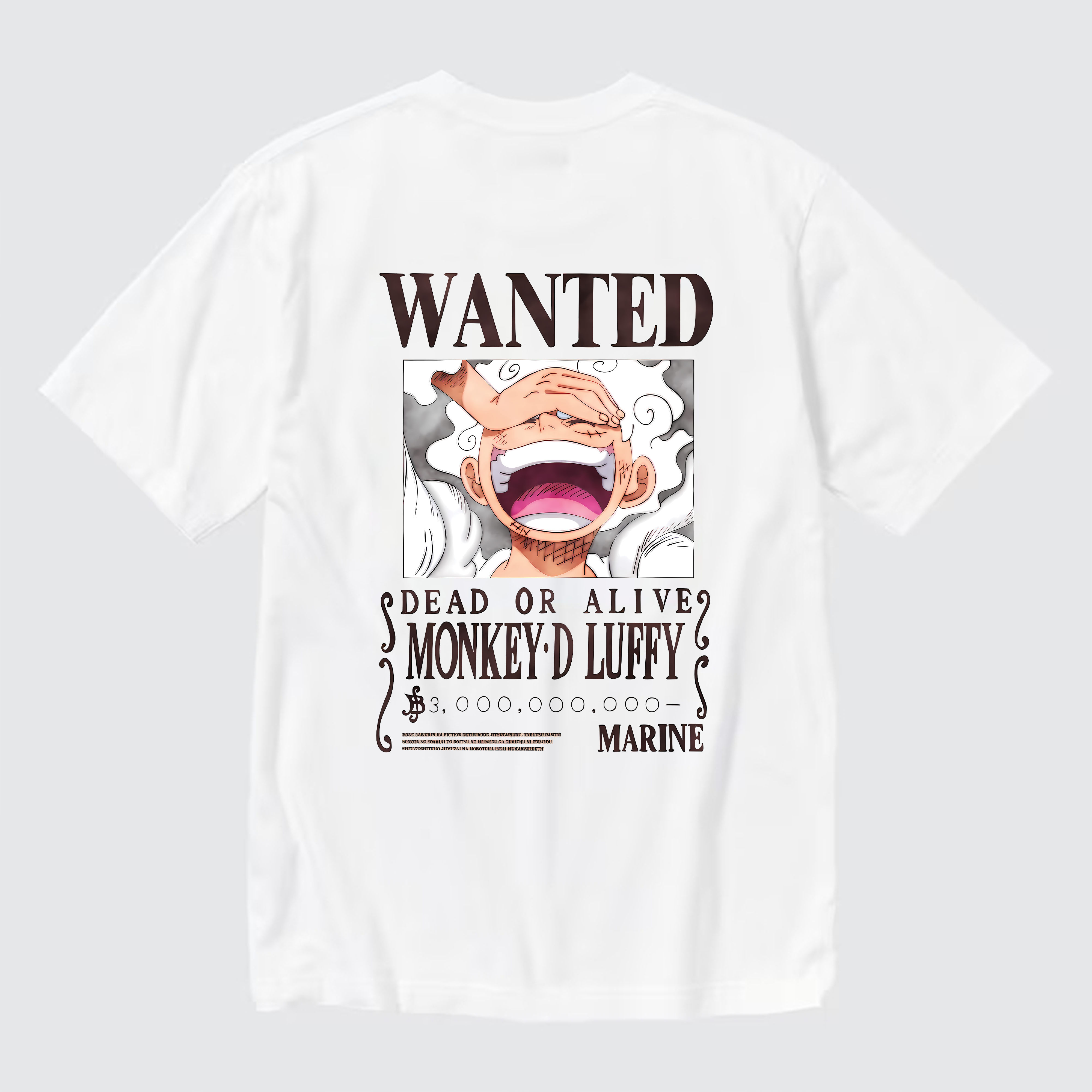 ONE PIECE LUFFY T-SHIRT / TRẮNG