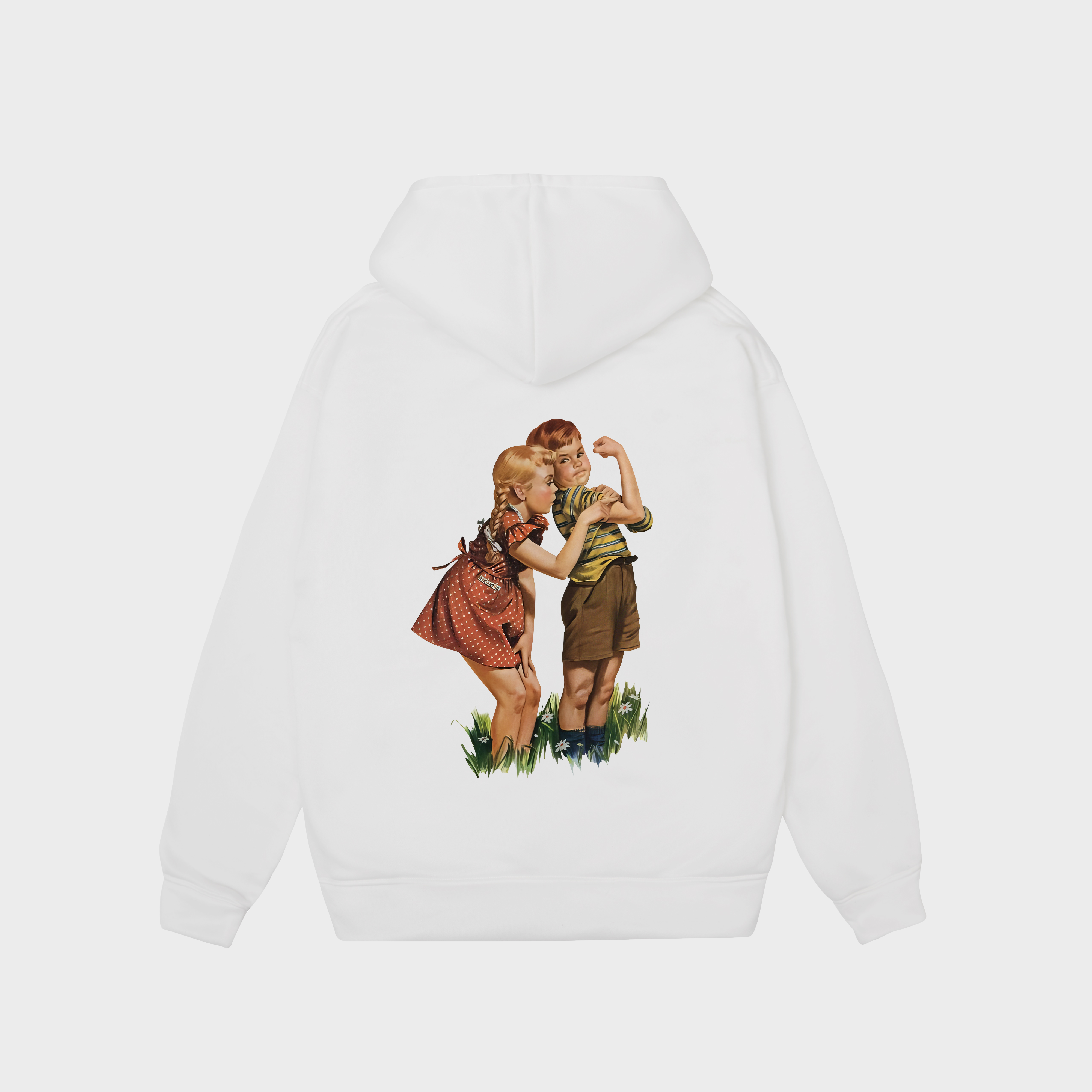 FUNNY CHILDREN HOODIE / TRẮNG