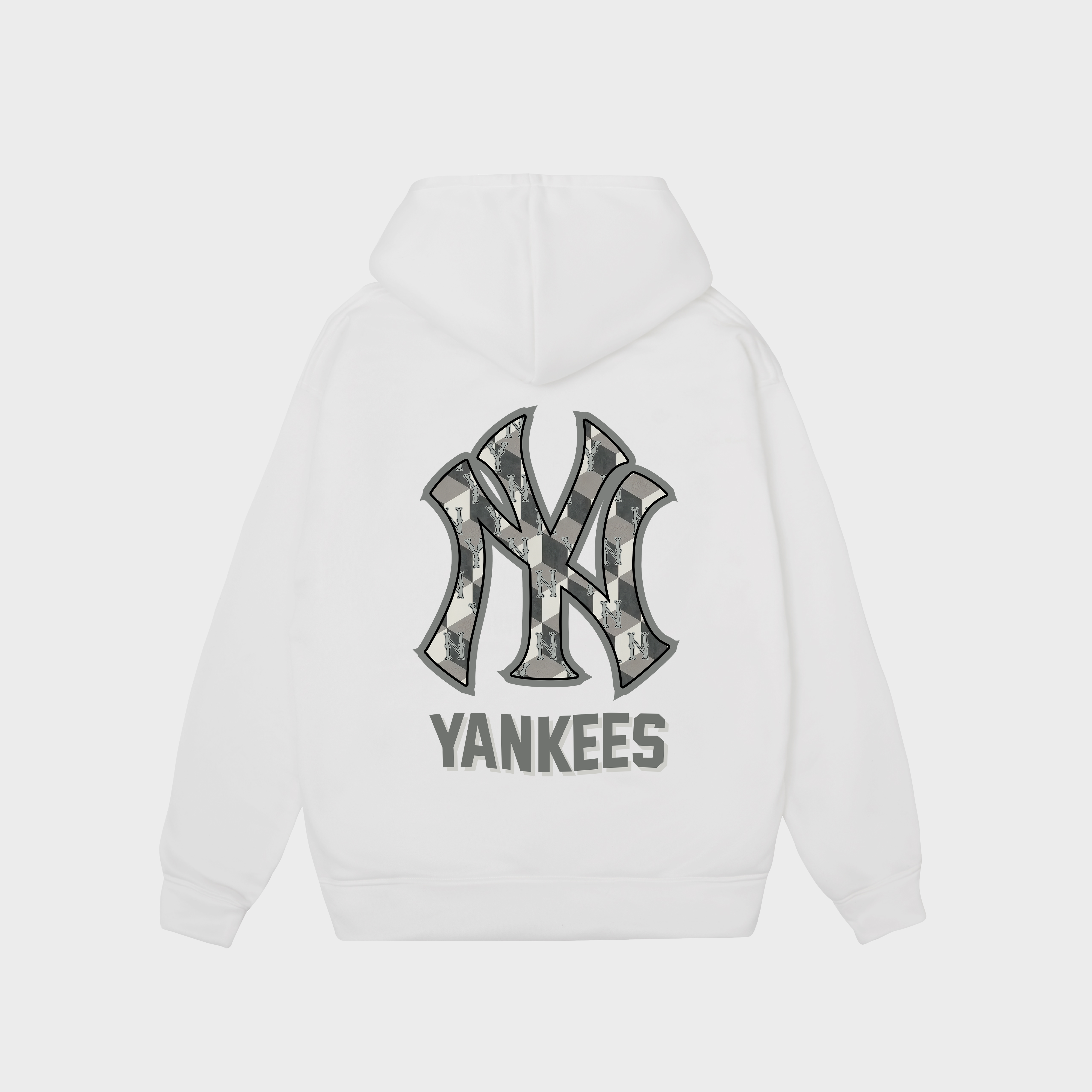 MLB New York Yankees Grey Hoodie