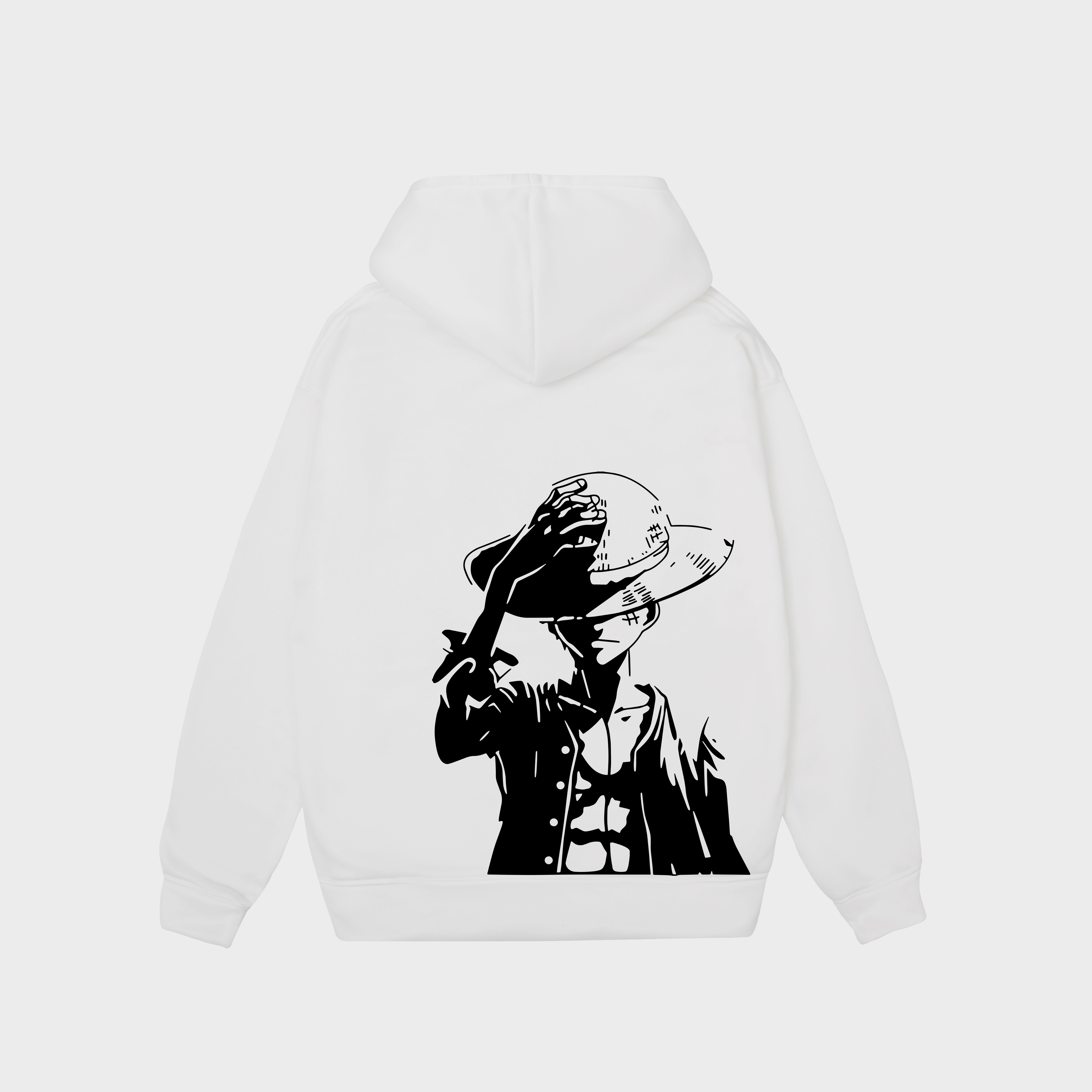 ONE PIECE MONKEY D. LUFFY HOODIE / TRẮNG