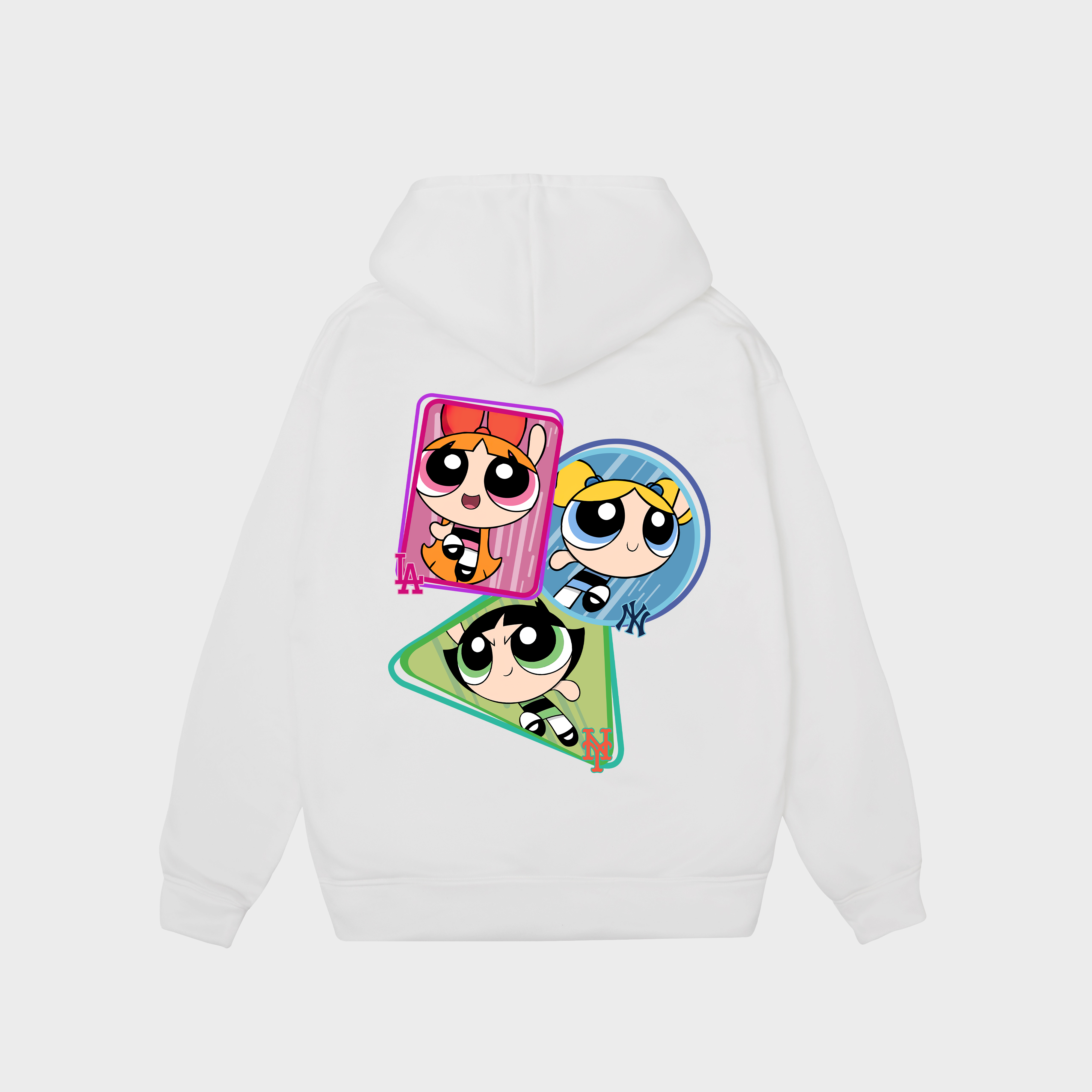 MLB The Powerpuff Girls Trio Action Shot Hoodie