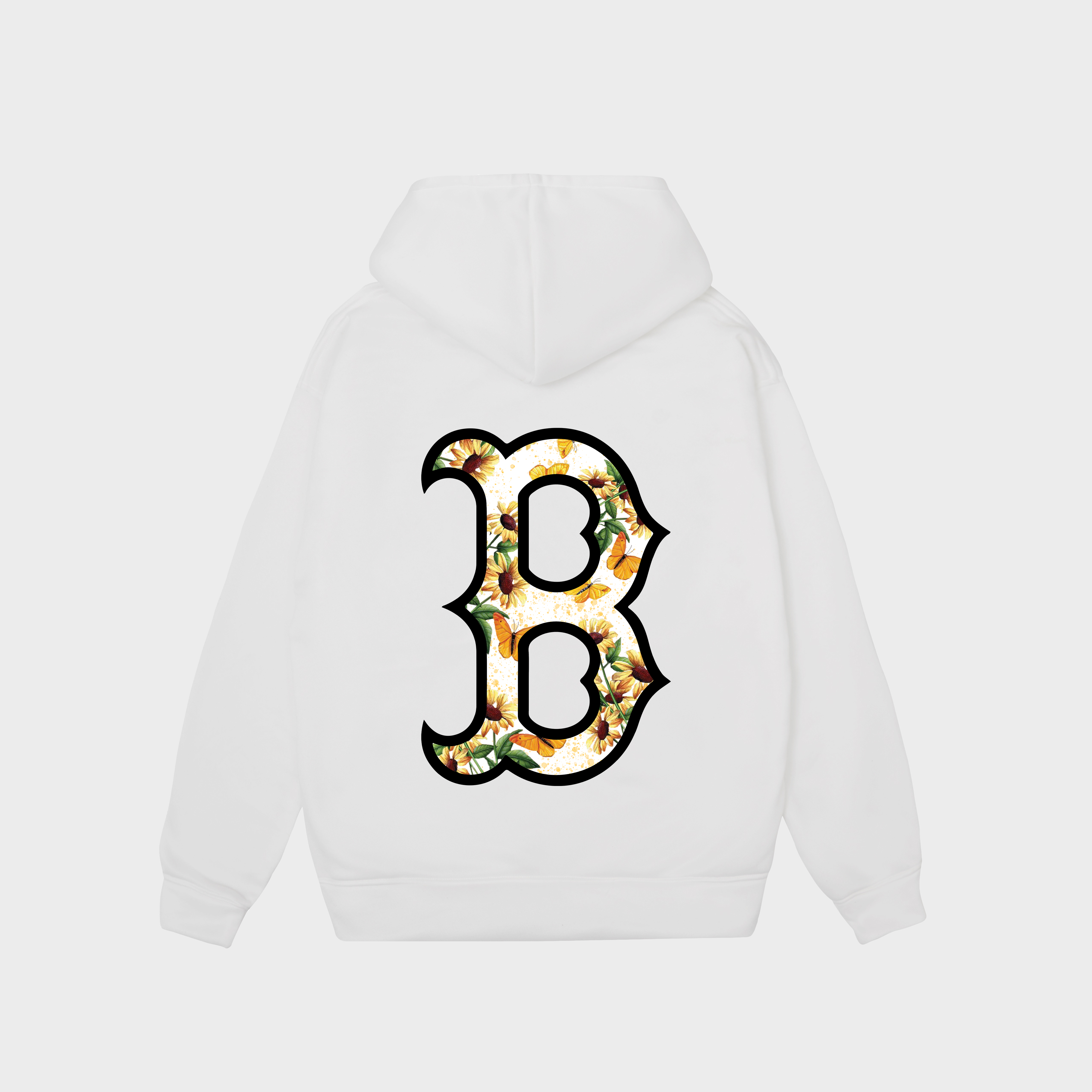 MLB Boston Red Sox Flower Hoodie