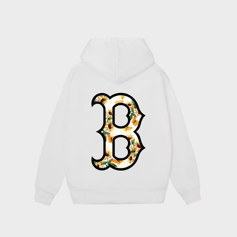 Flash Sale MLB Boston Red Sox Flower Hoodie