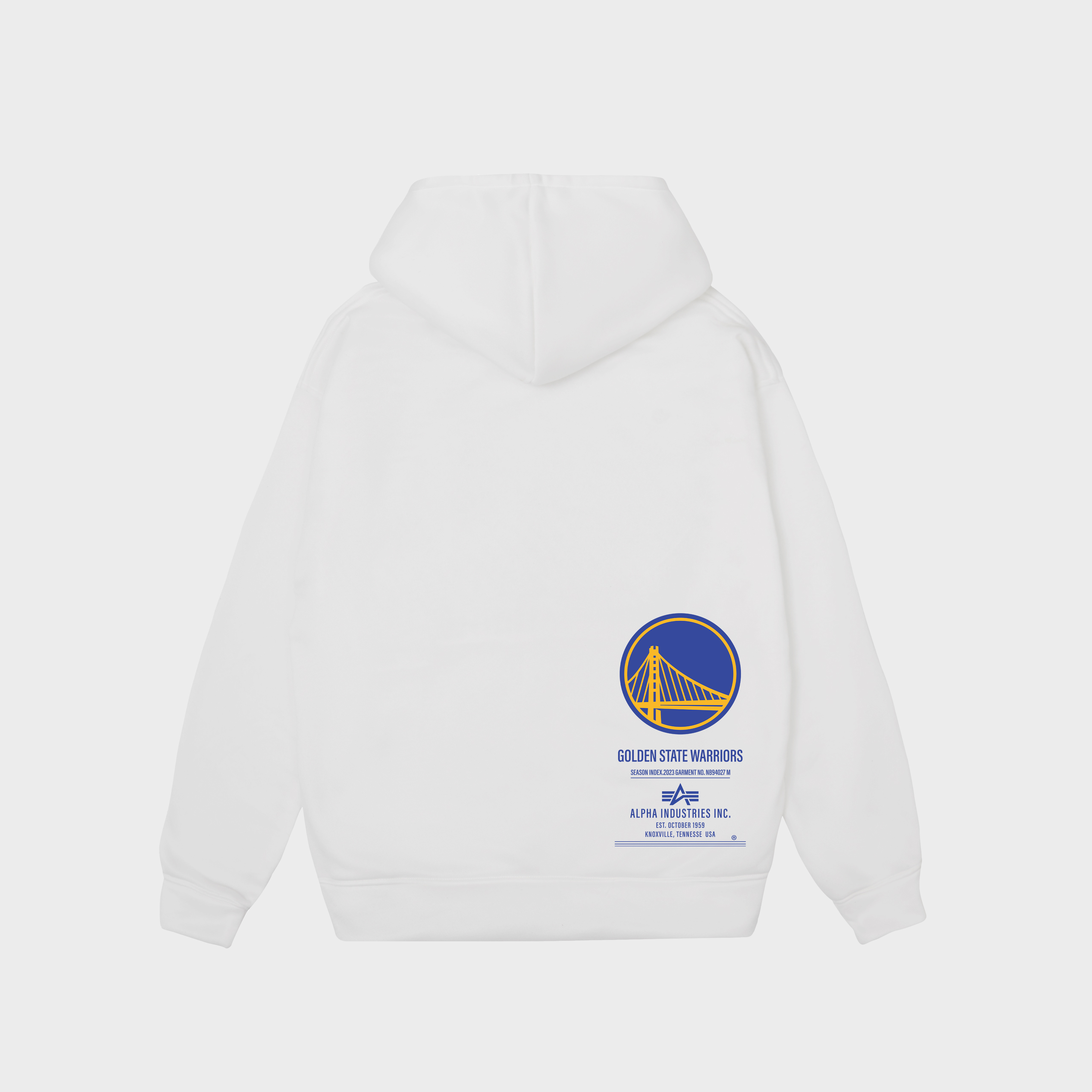 Flash Sale NBA Golden State Warriors Alpha Industries Striped Hoodie