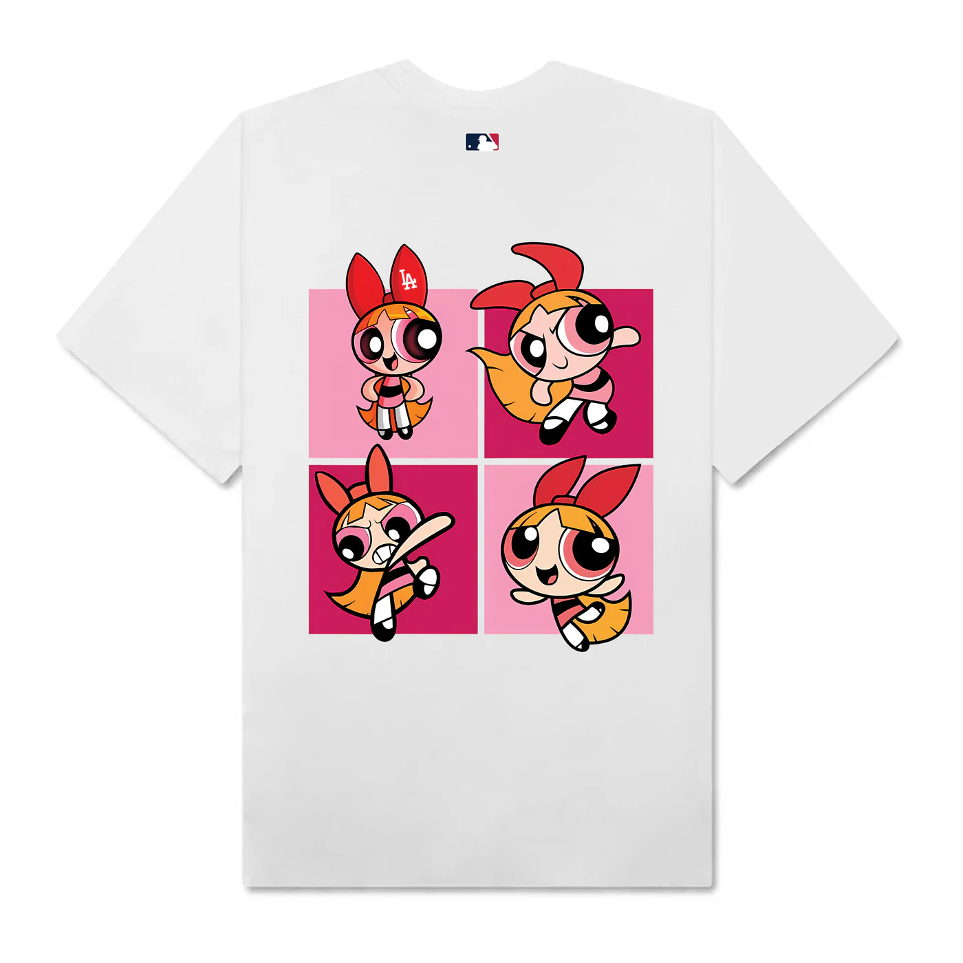 Flash Sale MLB LA The Powerpuff Girls Pink T-Shirt