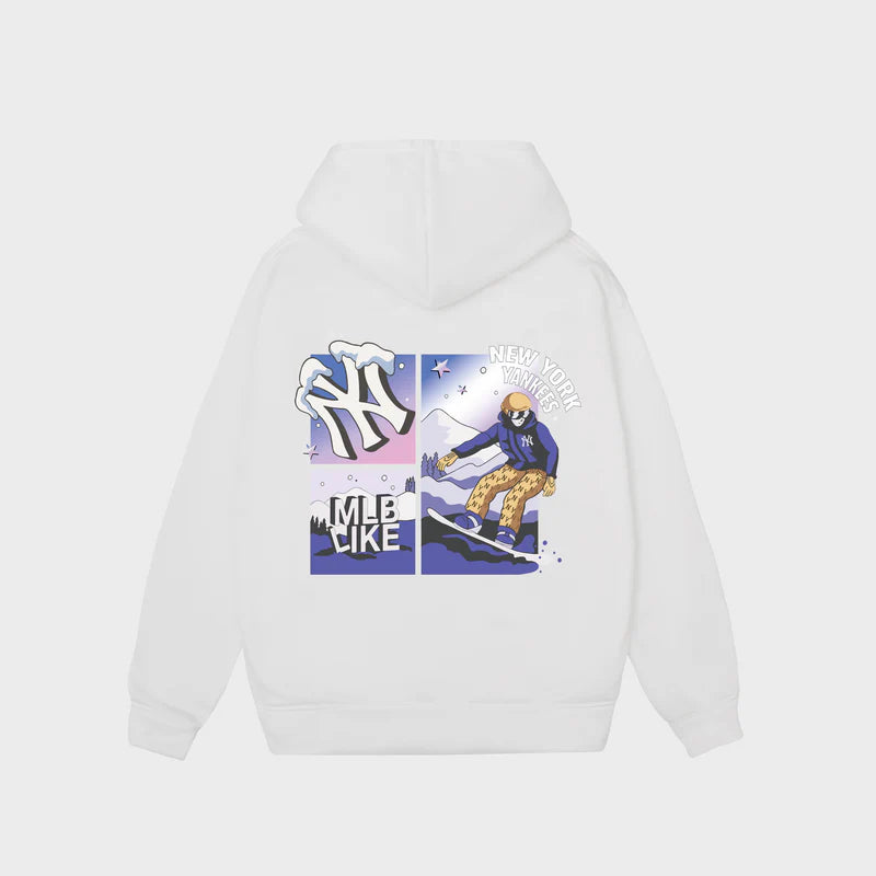 Flash Sale MLB New York Yankees Skiing Girl Hoodie