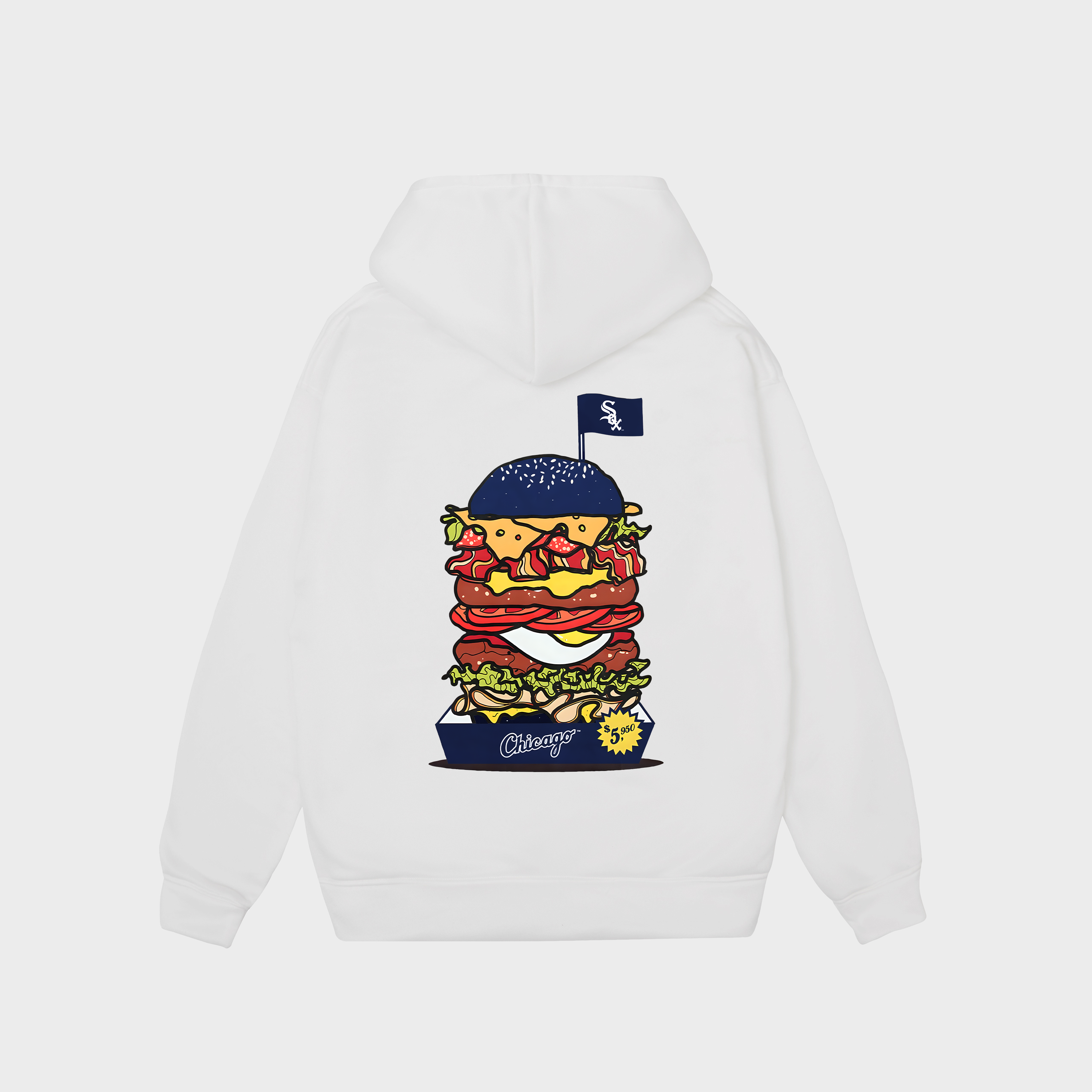 MLB Chicago Sox Hamburger Hoodie