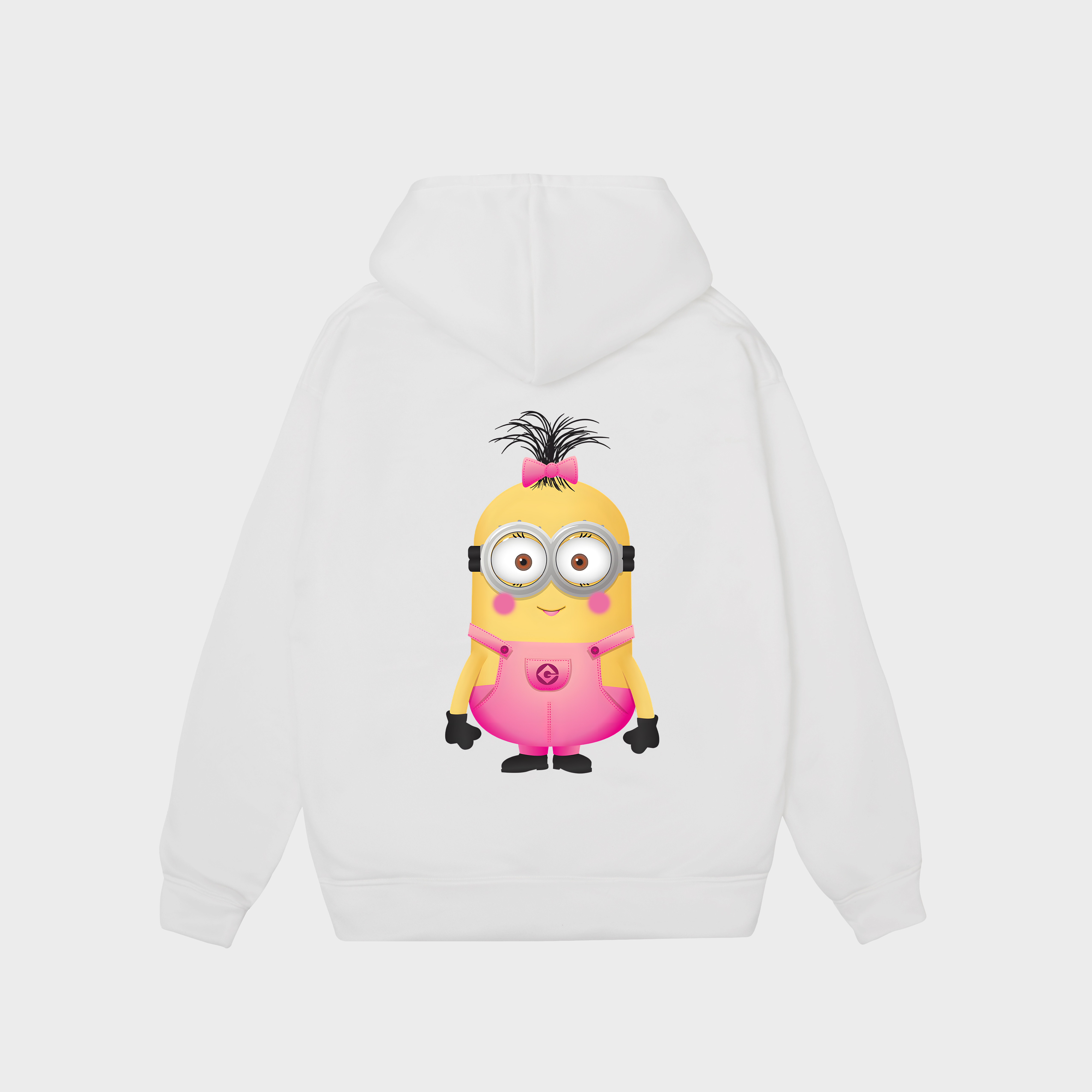 MINIONS GIRL CUT HOODIE / TRẮNG