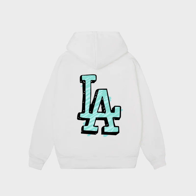 Flash Sale MLB LA Dodgers Logo Overfit Hoodie