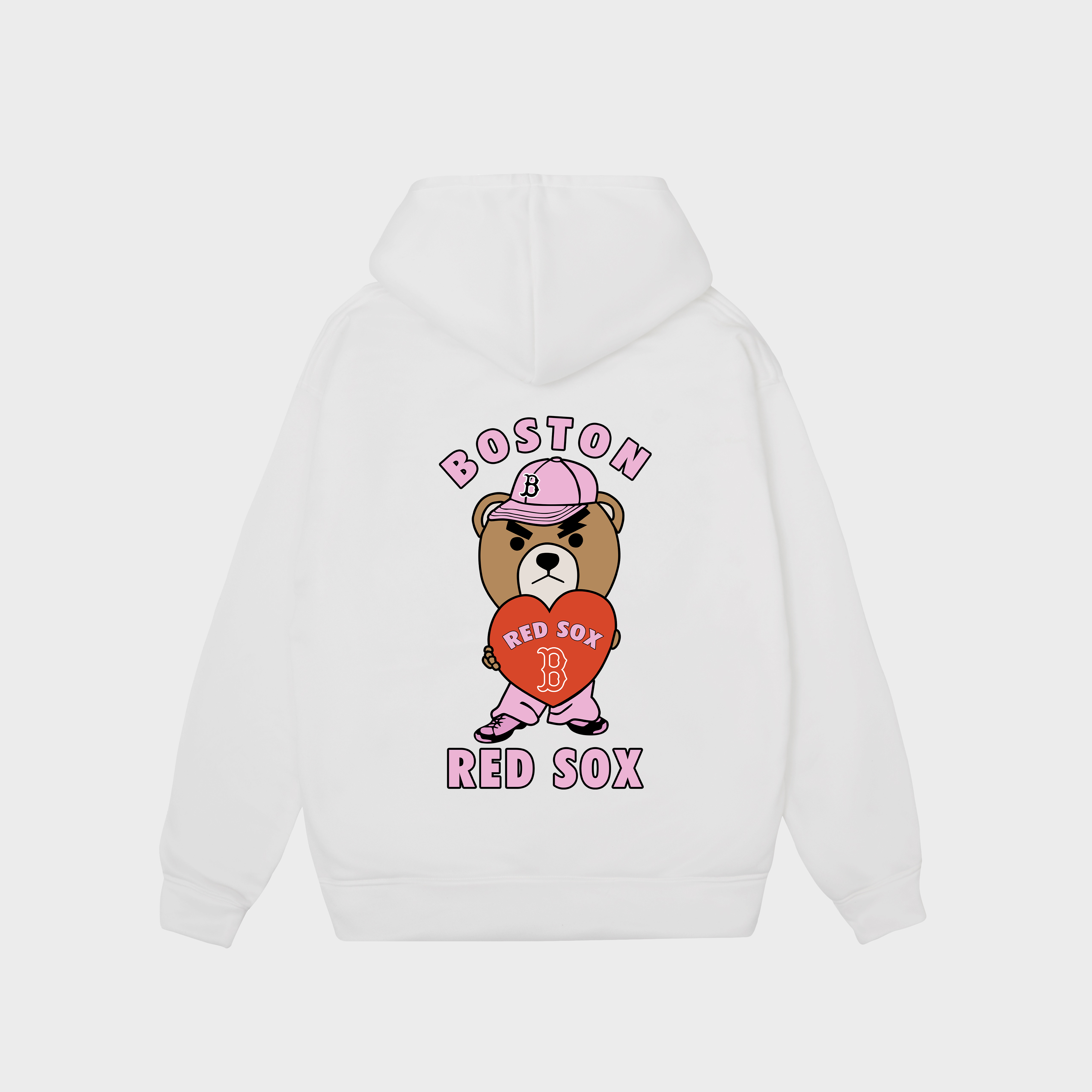 MLB Boston Red Sox Bear Heart Hoodie