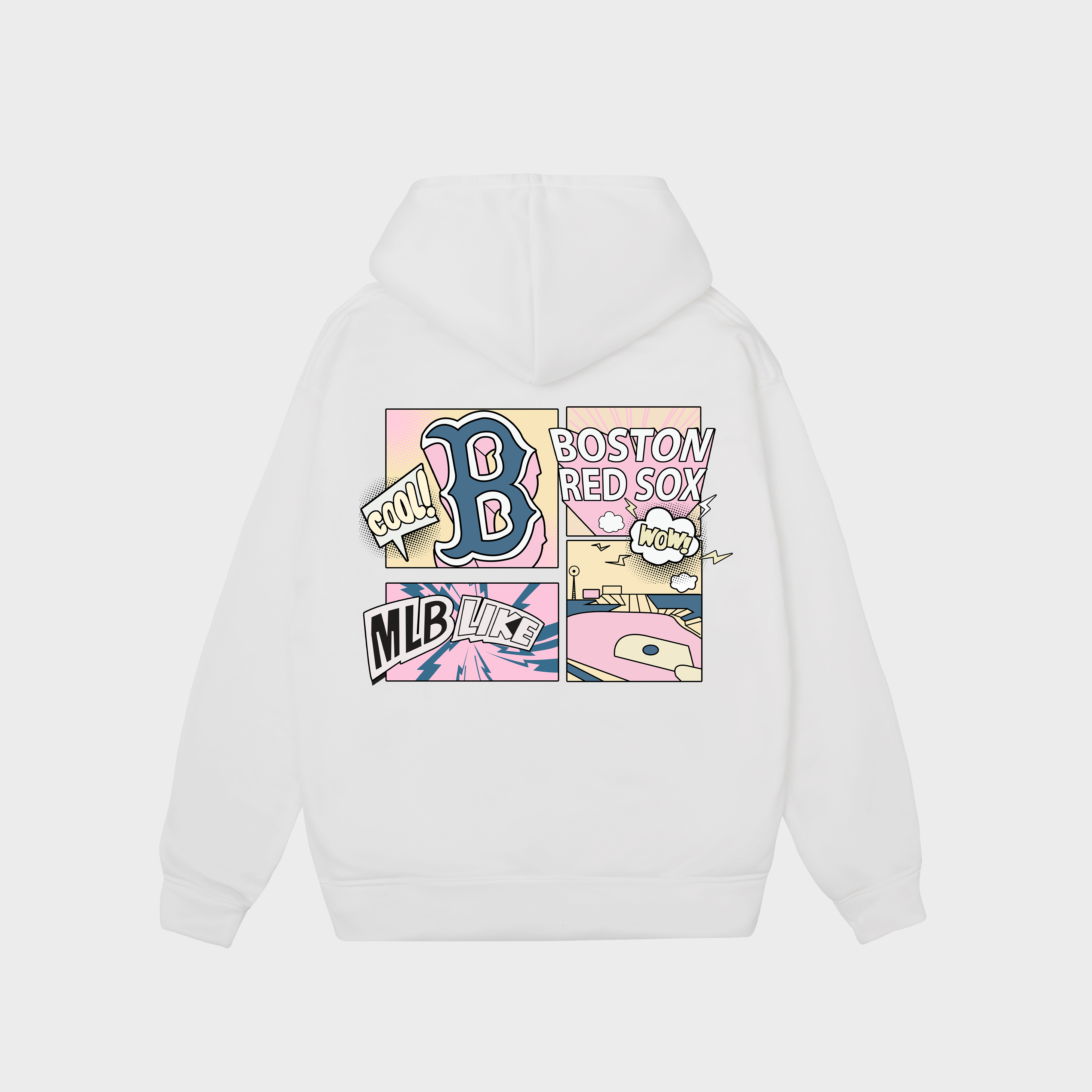 MLB Boston Red Sox Like Cartoon Hoodie