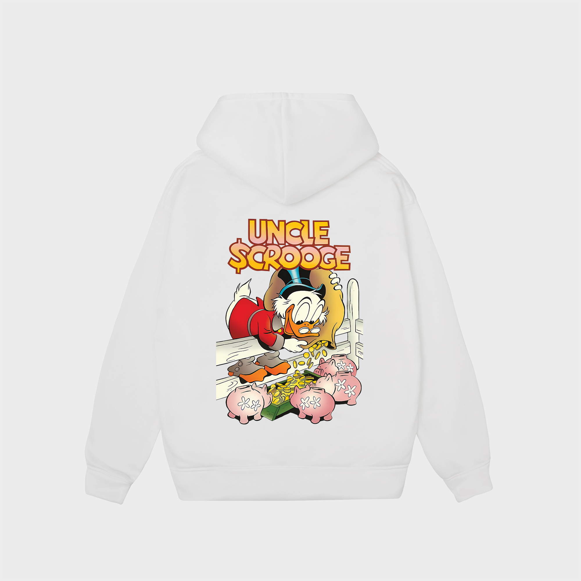 DISNEY UNCLE SCROOGE HOODIE / TRẮNG