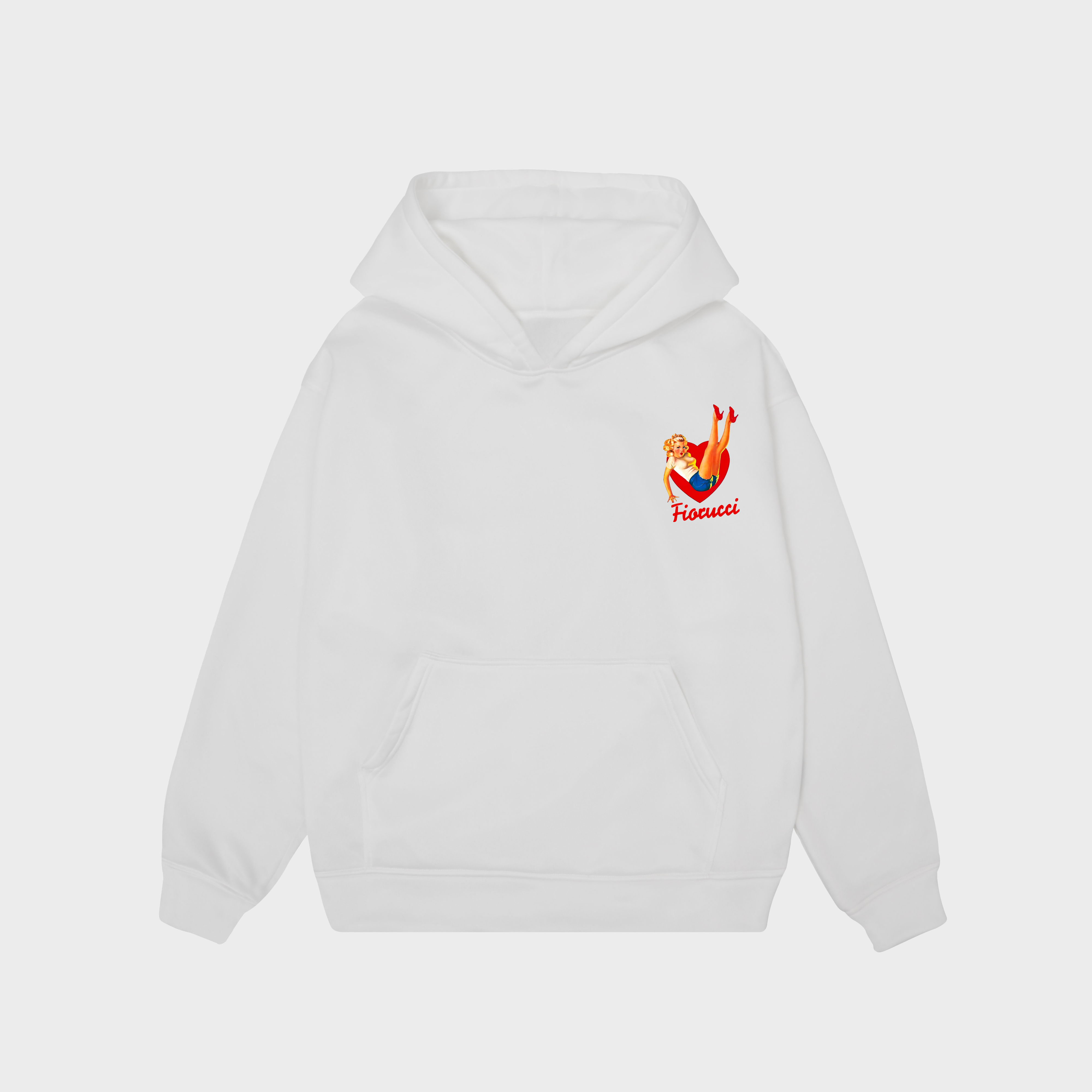 FIOCUCCI GIRL HOODIE / TRẮNG