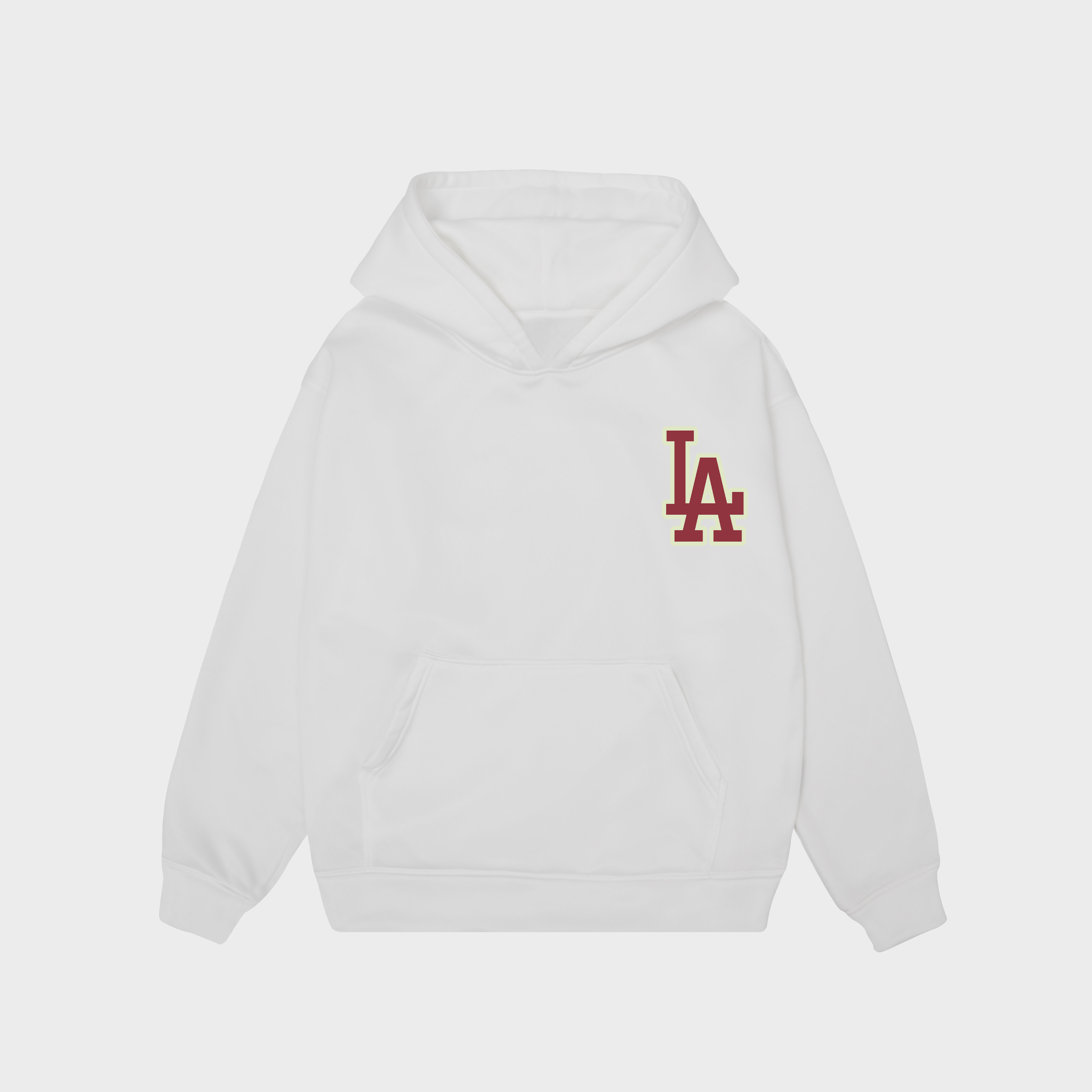 MLB Los Angeles Dodgers Logo Red Hoodie