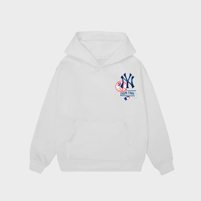 FLASH SALE MLB New York Yankees Logos History Hoodie