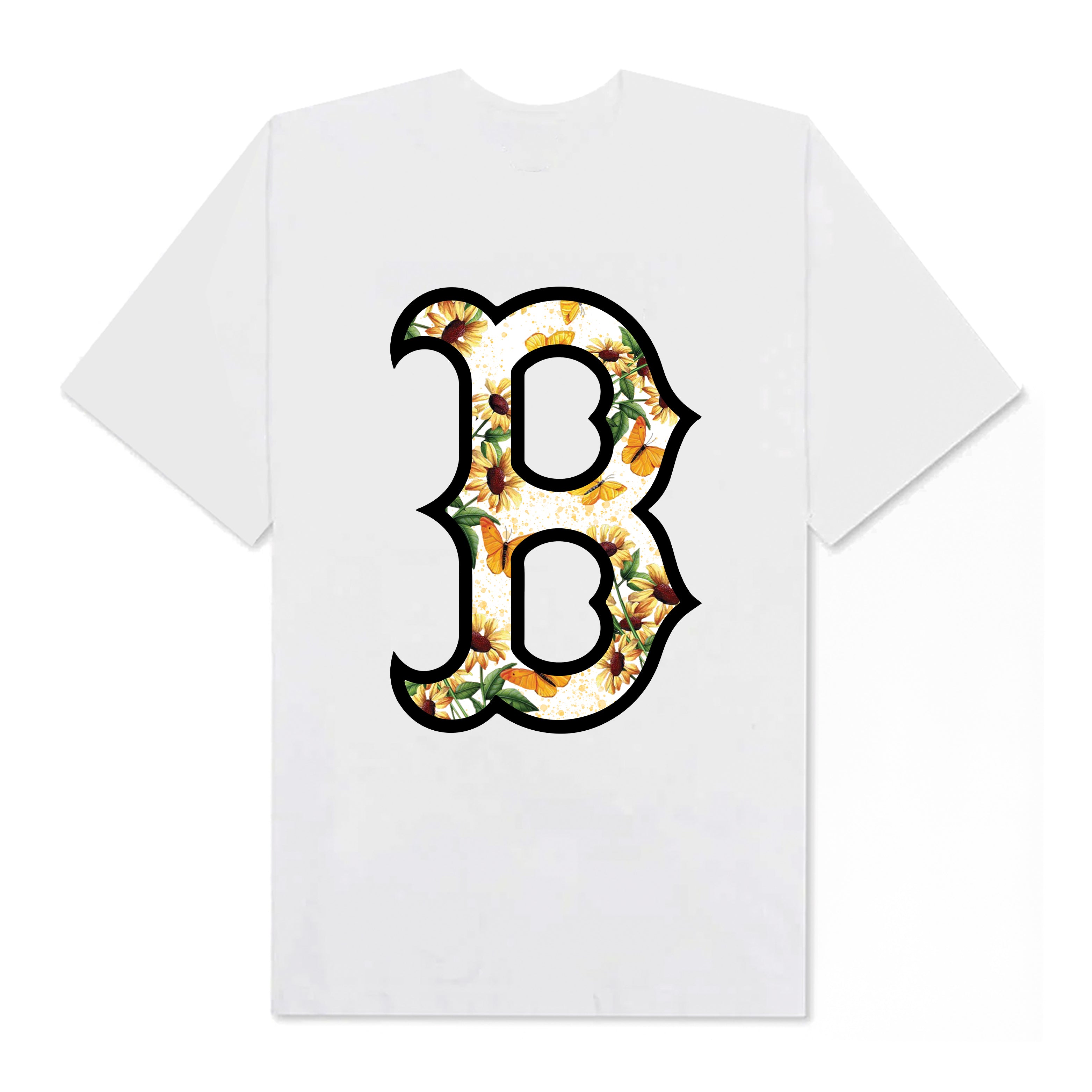 MLB Boston Red Sox Flower T-Shirt