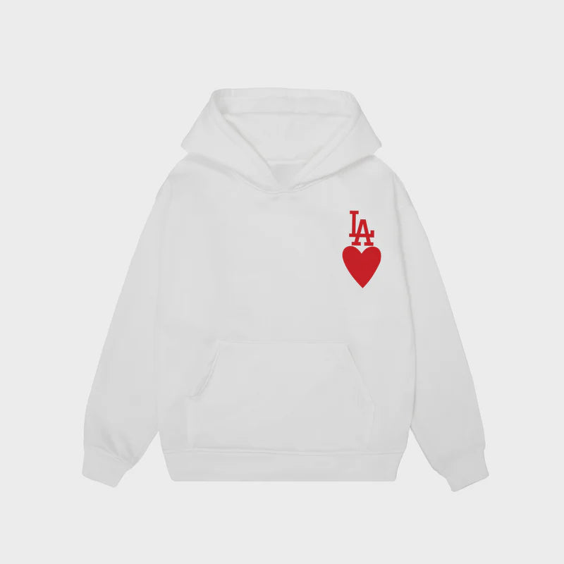 Flash Sale MLB Los Angeles Dodgers Heart Hoodie