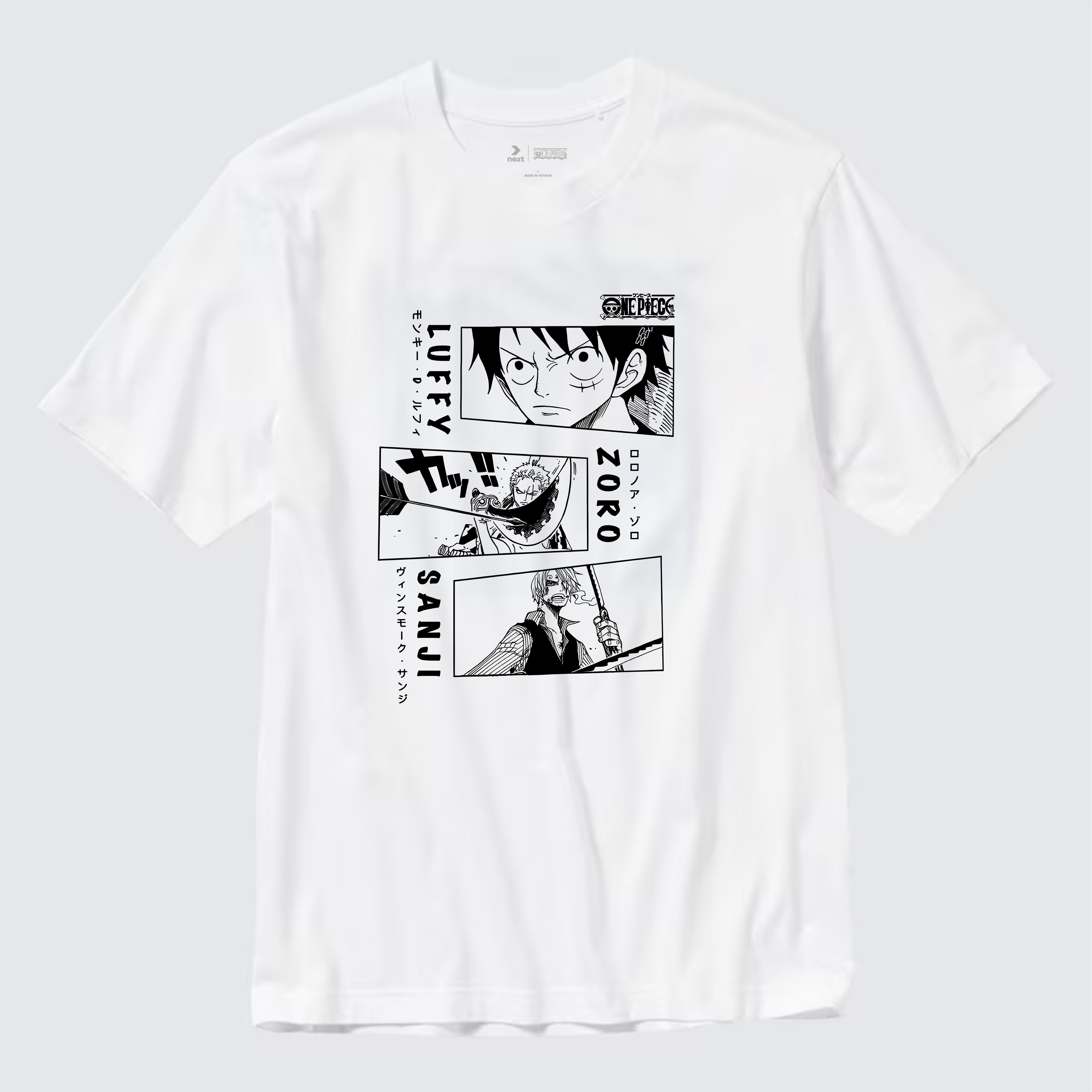 ONE PIECE UNISEX T-SHIRT / TRẮNG