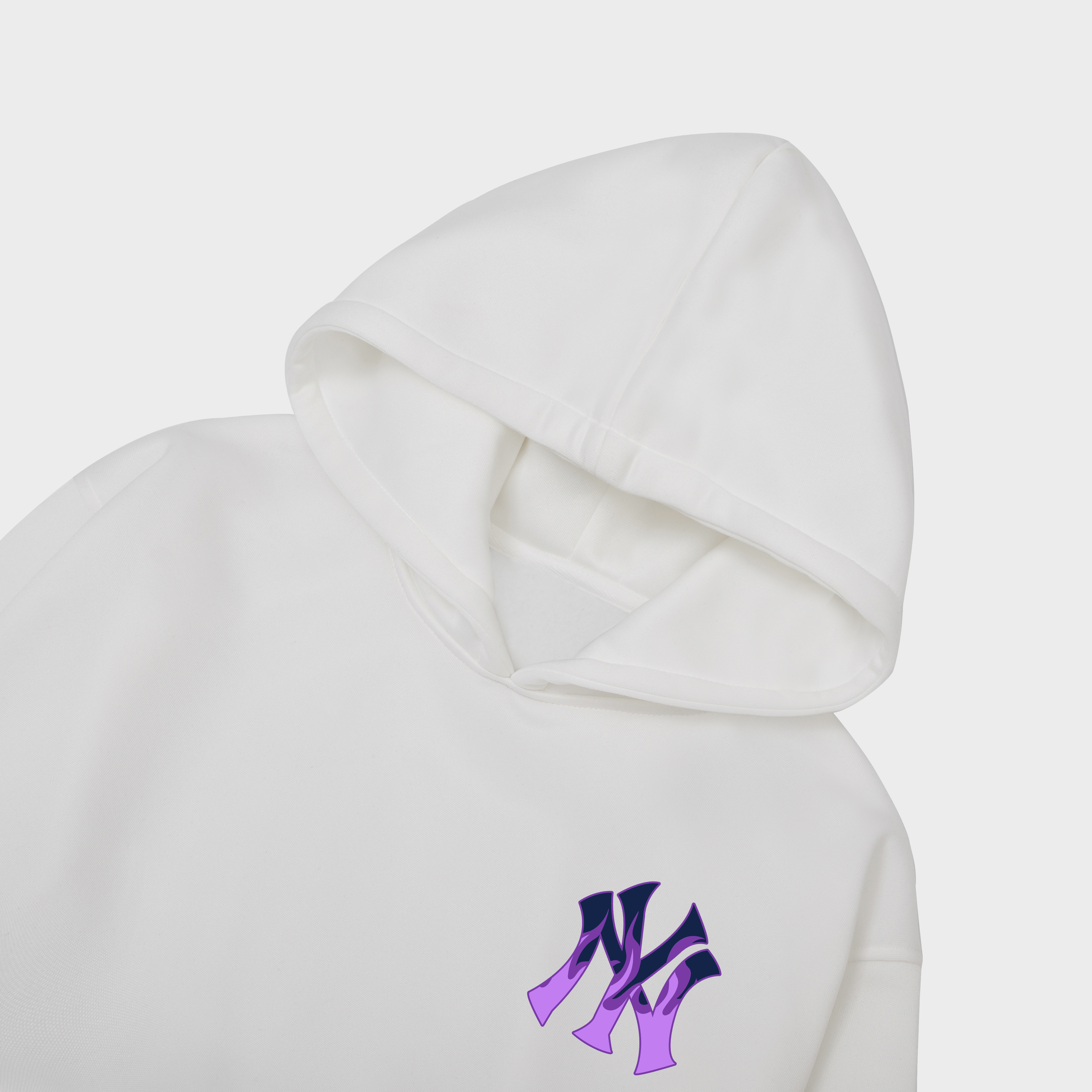 MLB New York Yankees Purple Fire Hoodie