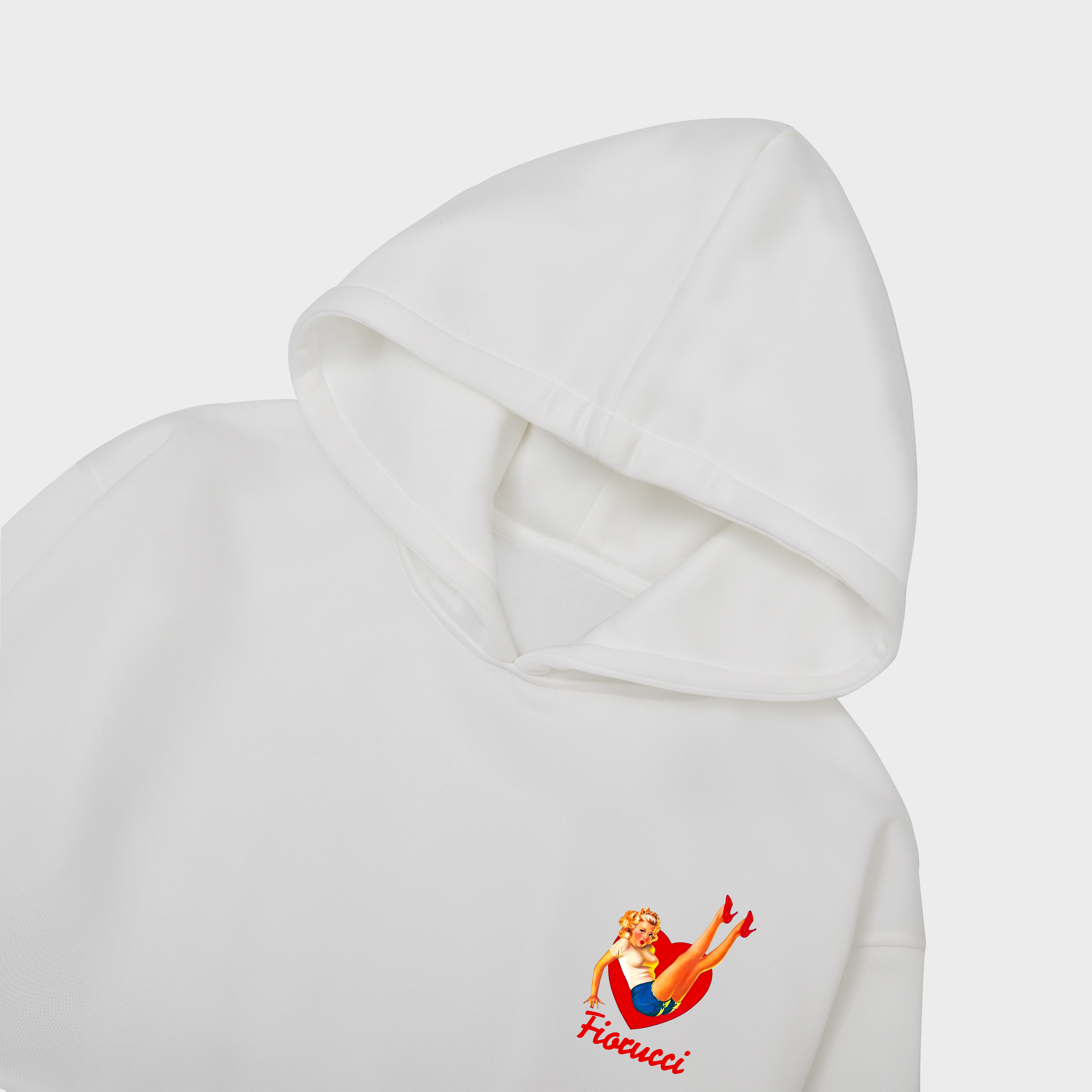 FIOCUCCI GIRL HOODIE / TRẮNG