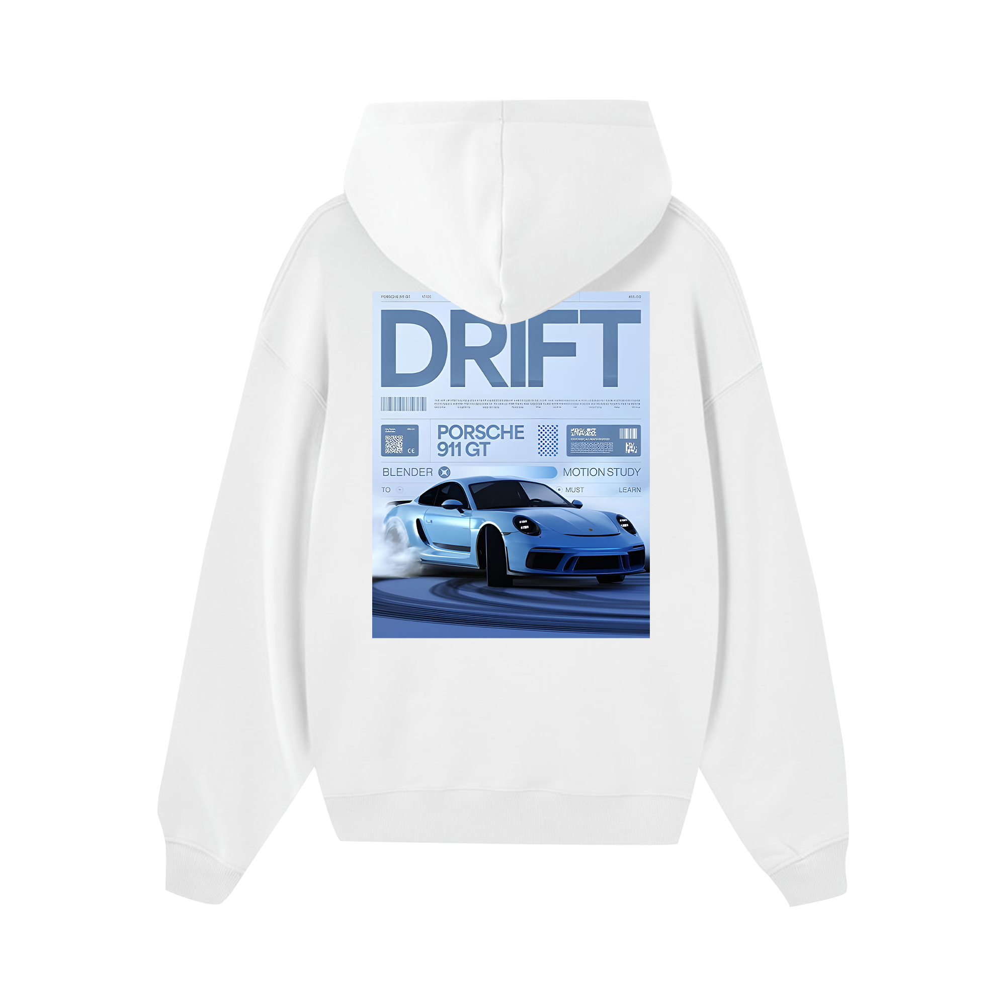 Porsche Blue 911 GT Hoodie