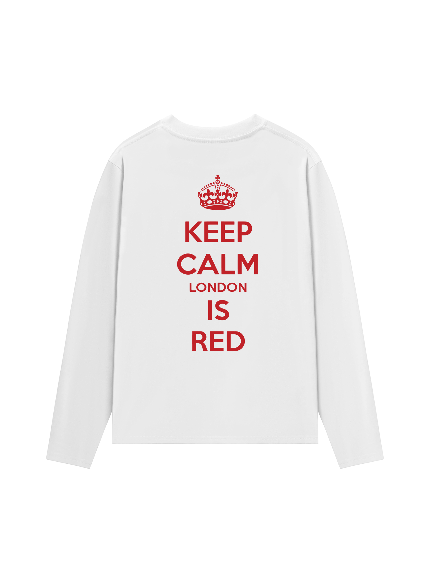 Áo Thun Dài Tay Soccer Keep Calm London Is Red