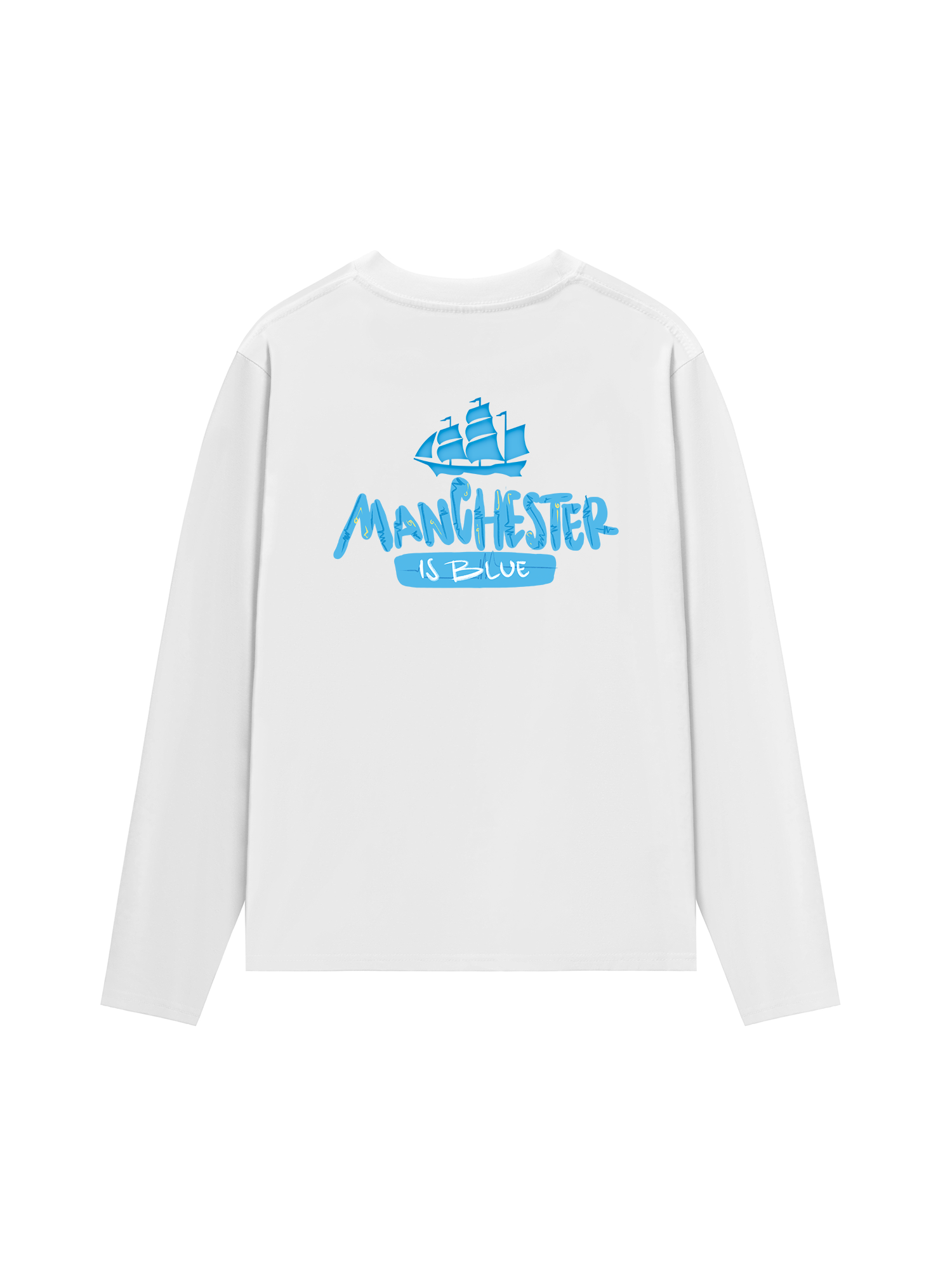 Áo Thun Dài Tay Manchester Is Blue Ver 2