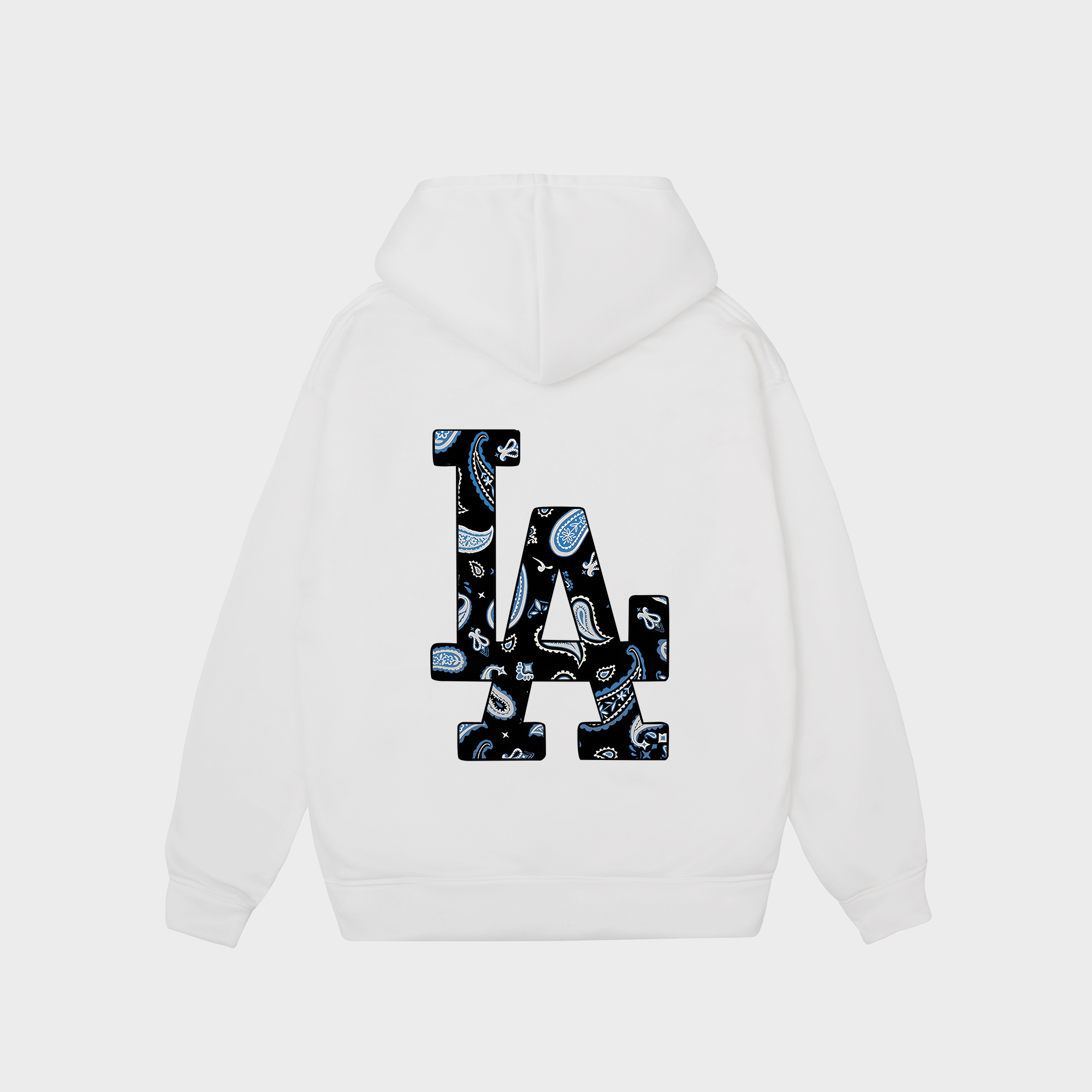 MLB Floral Blue Bandana Hoodie