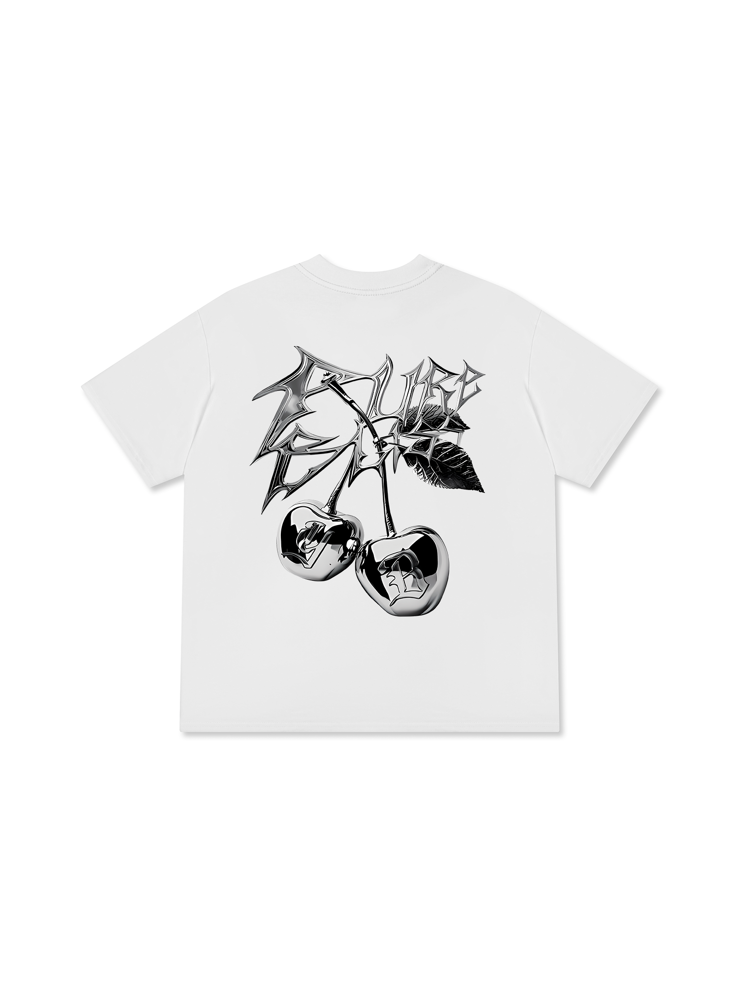 Áo Thun Relaxed Fit Cherry Silver