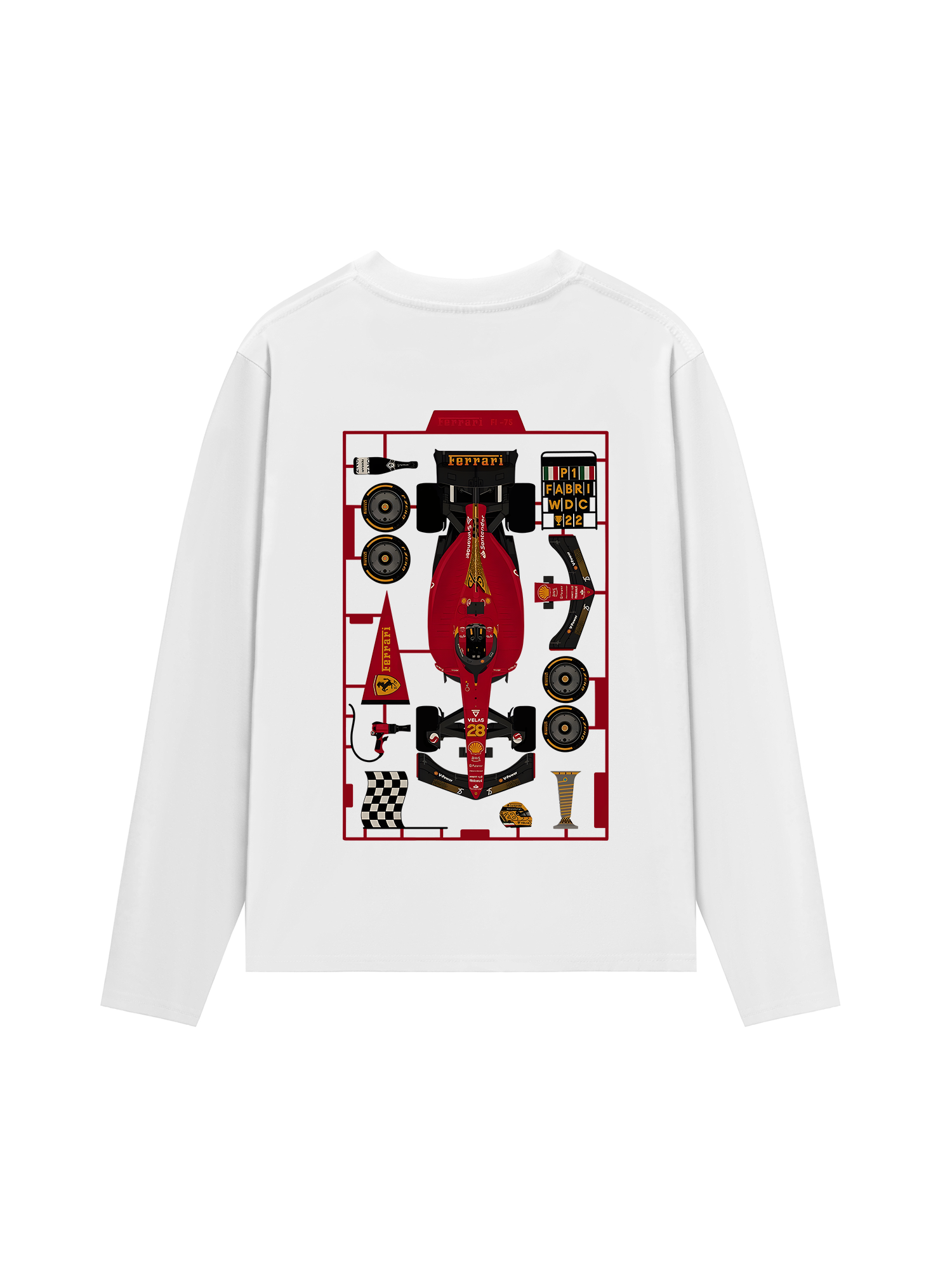 Áo Thun Dài Tay Ferrari F1 Need For Speed