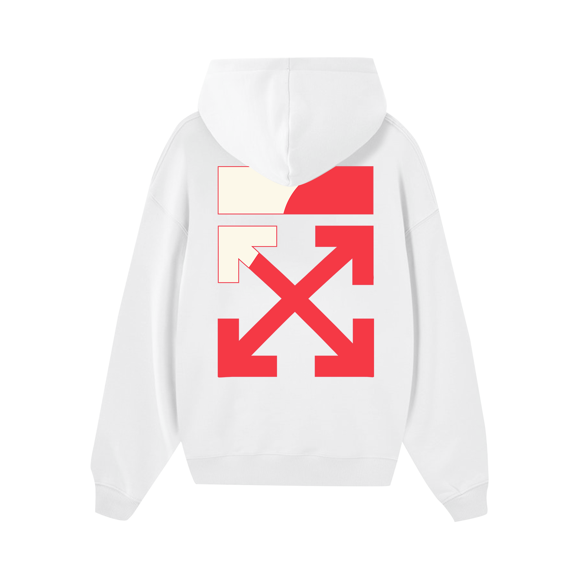 Off White Retro Logo Hoodie