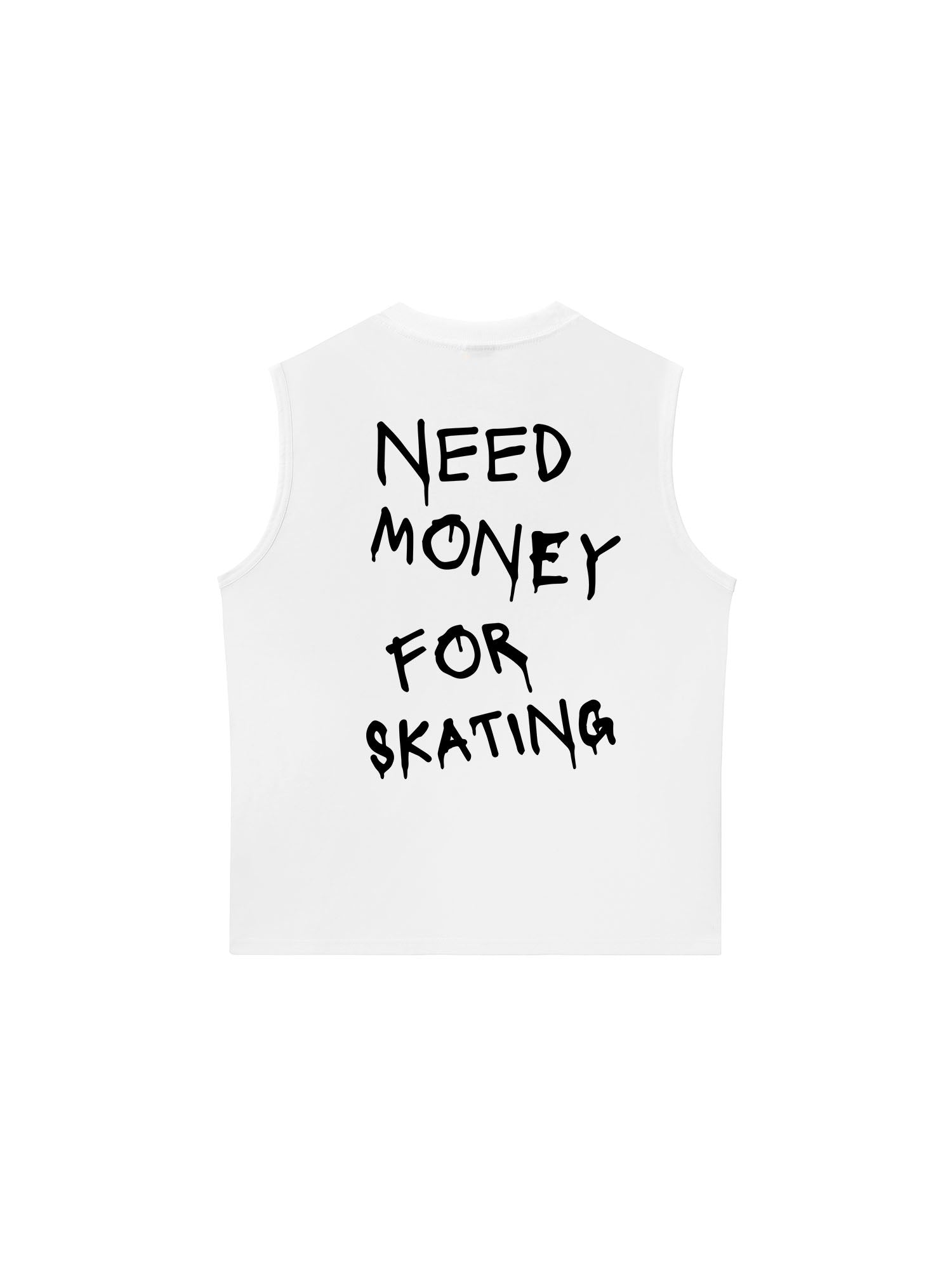 Áo Ba Lỗ Relaxed Fit Need Money For Skating