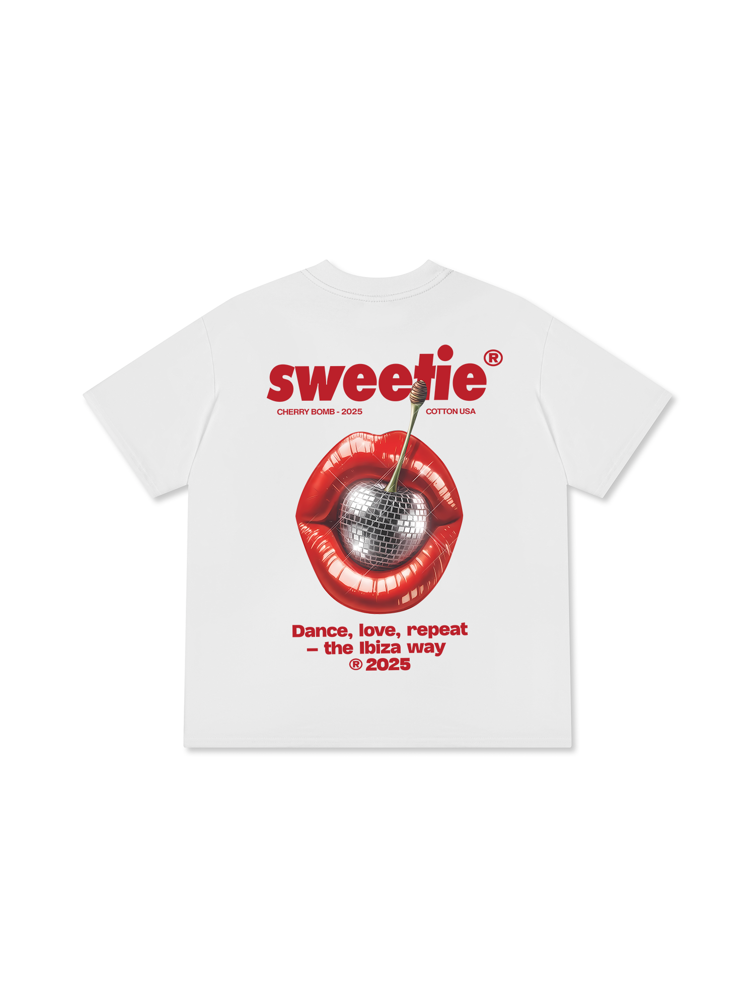 Áo Thun Relaxed Fit Cherry Sweetie Lip