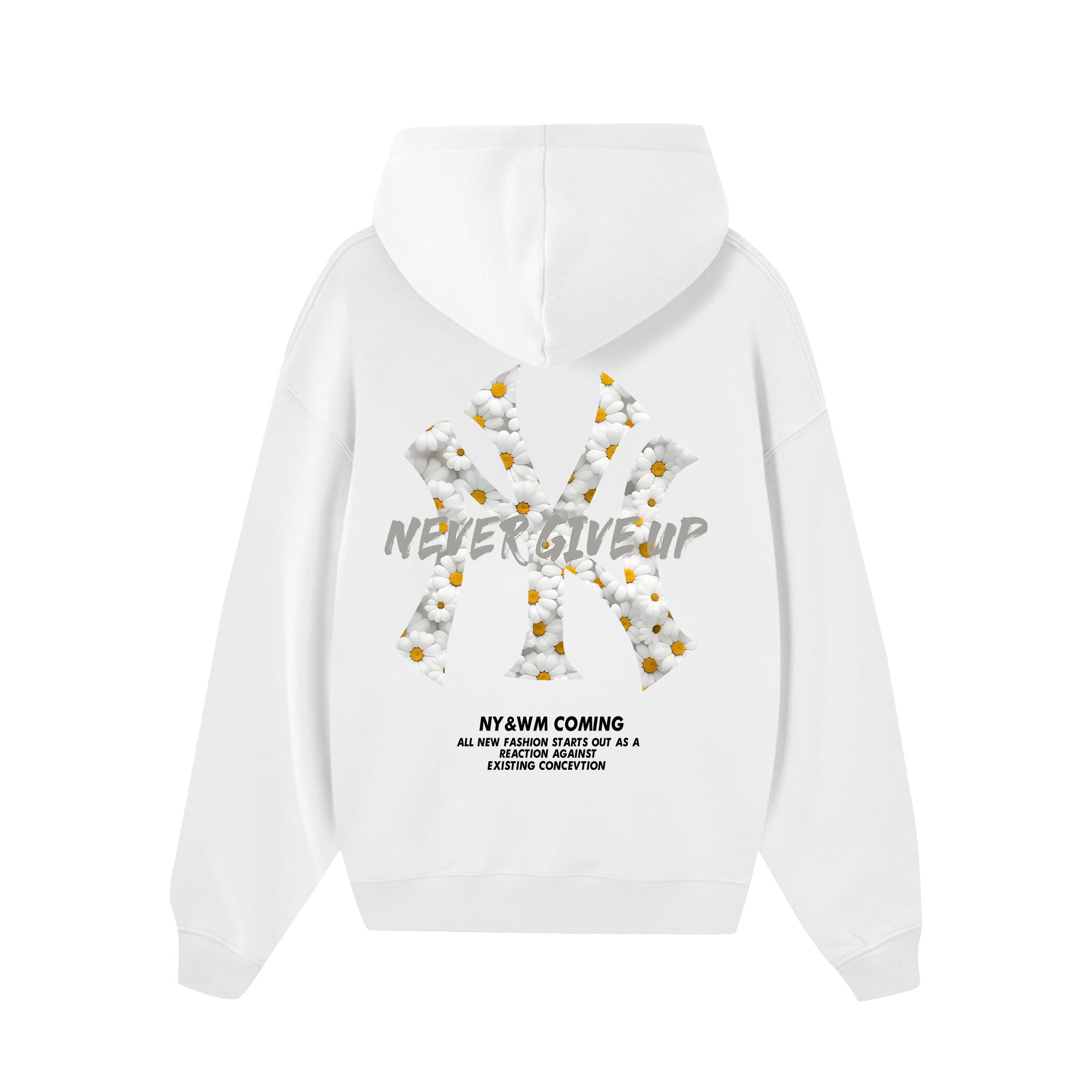 MLB Floral Never Give Up Daisy Hoodie