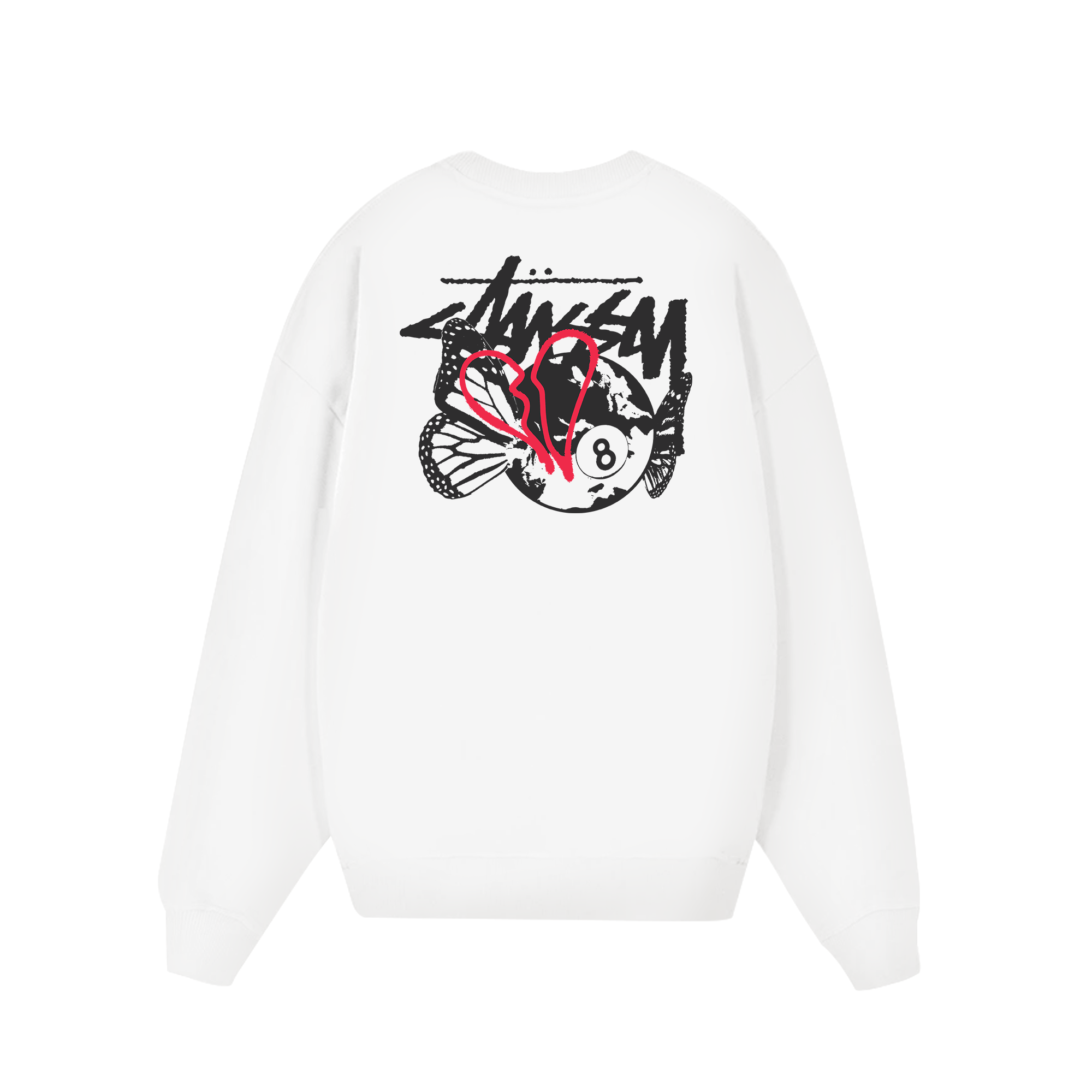 Stussy Butterfly Billiard Ball Sweater