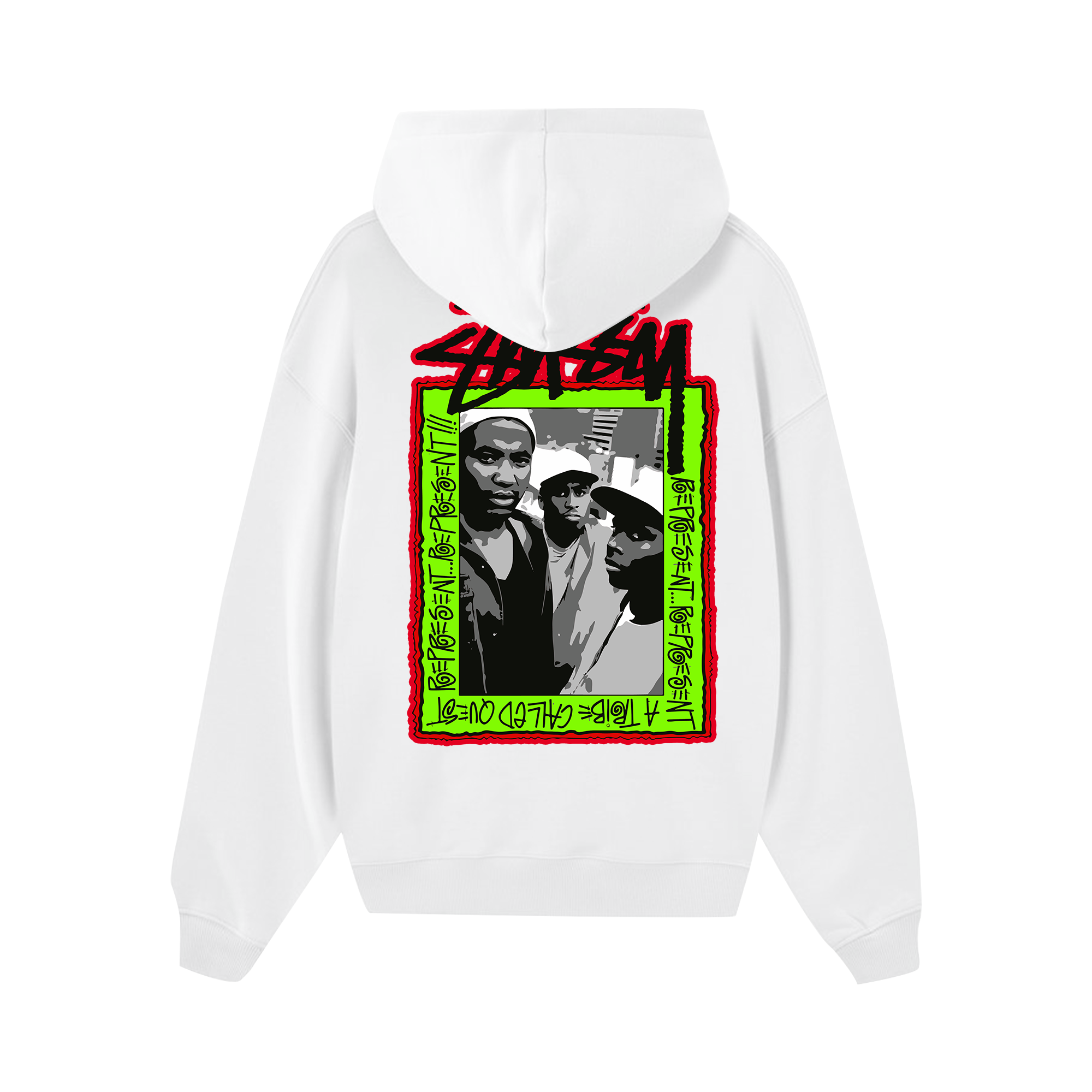 Stussy x A Tribe Called Quest Crewneck Draw Hoodie