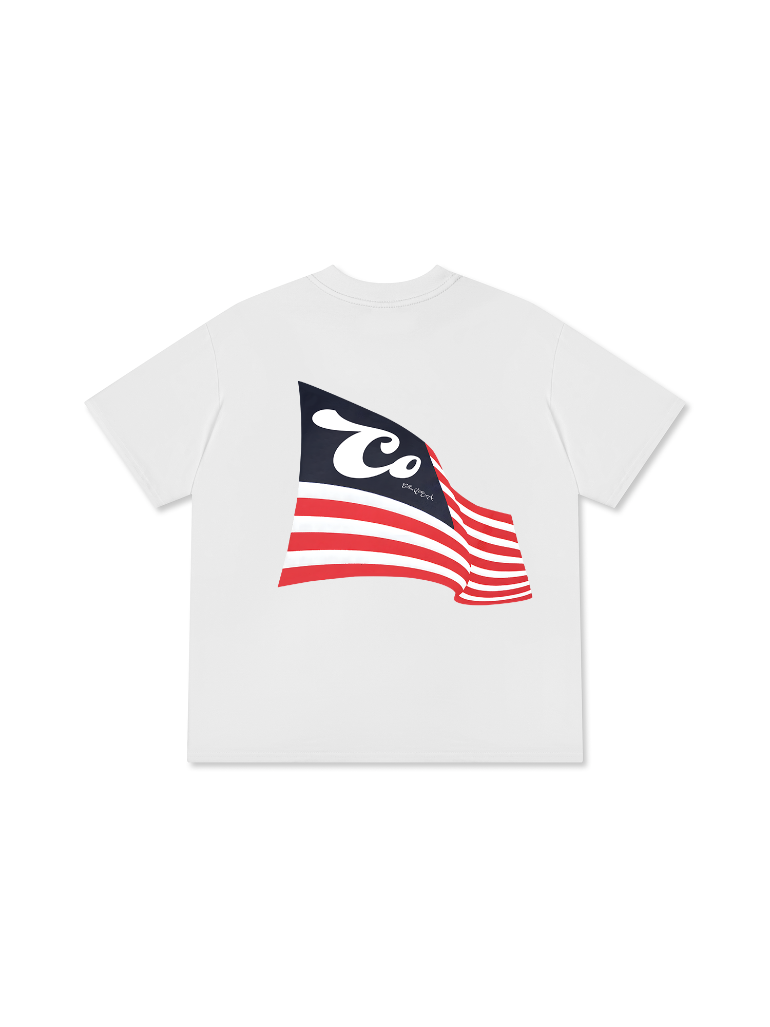 Áo Thun Relaxed Fit USA Cotton USA Flag