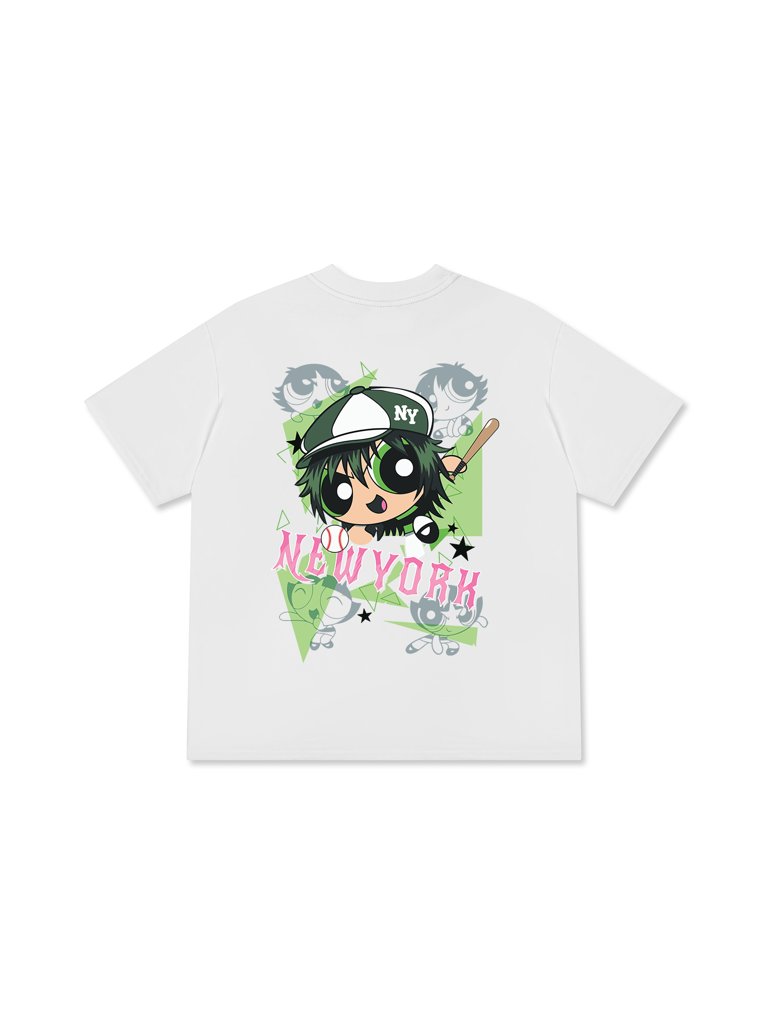 Áo Thun Relaxed Fit Baseball X PowerGirl