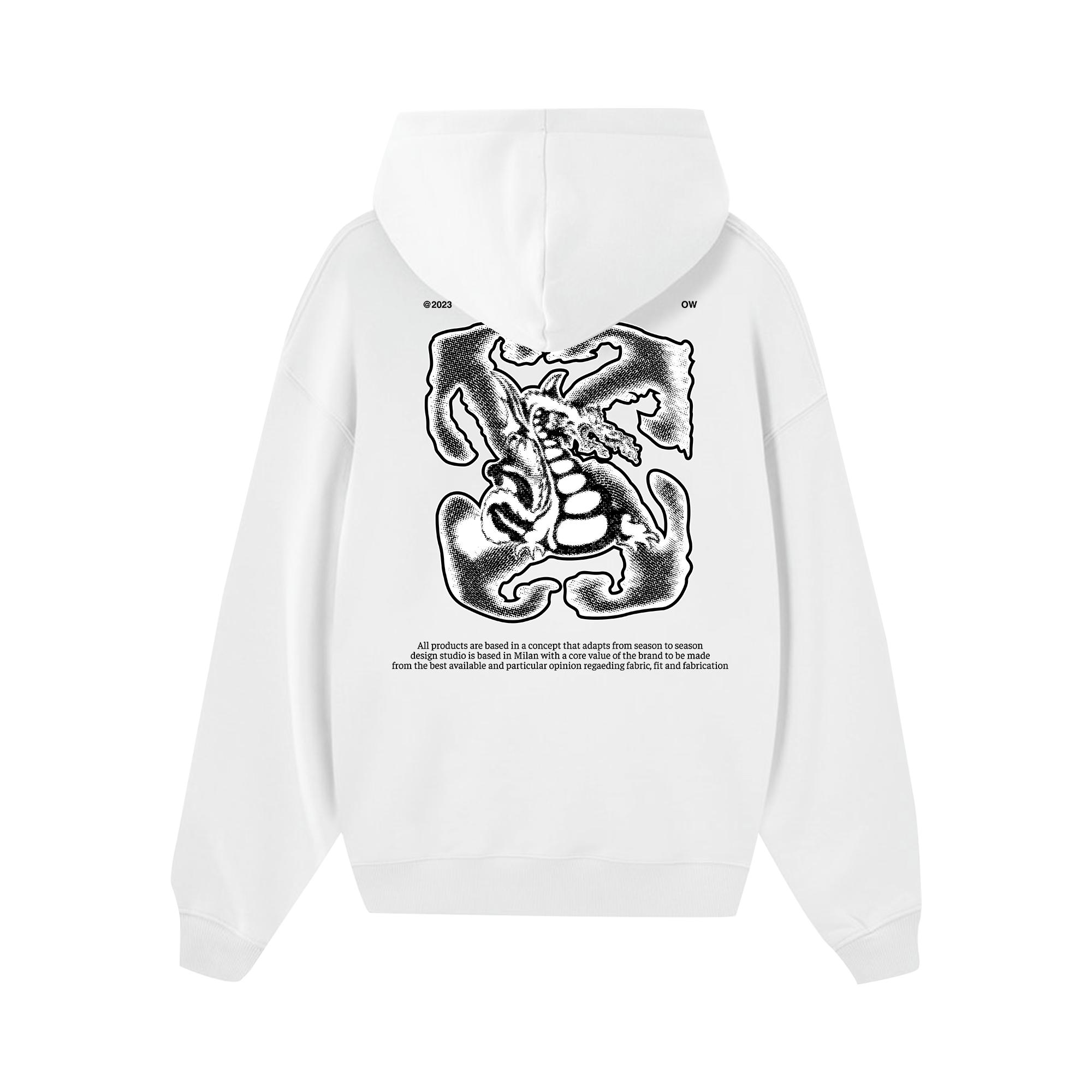 Off White Dragon Arrow Skate Hoodie