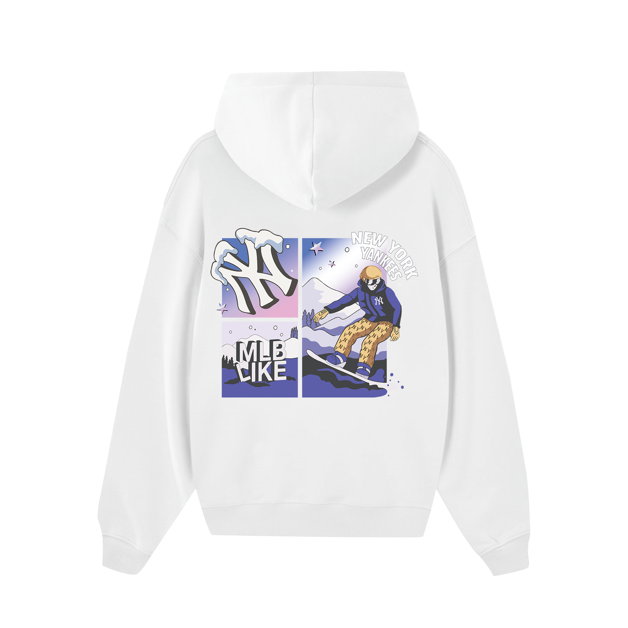 MLB New York Yankees Skiing Girl Hoodie