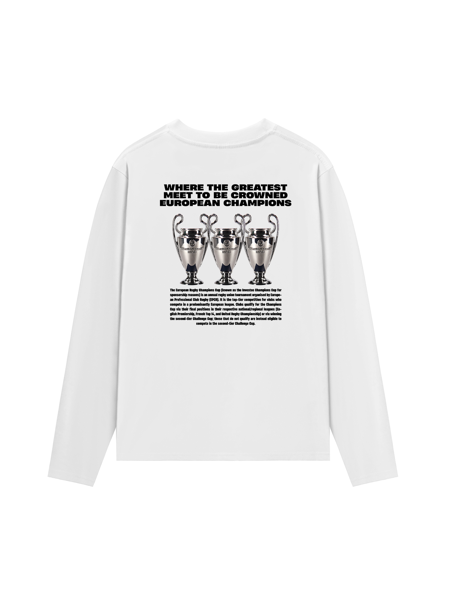 Áo Thun Dài Tay Champions Greatest European